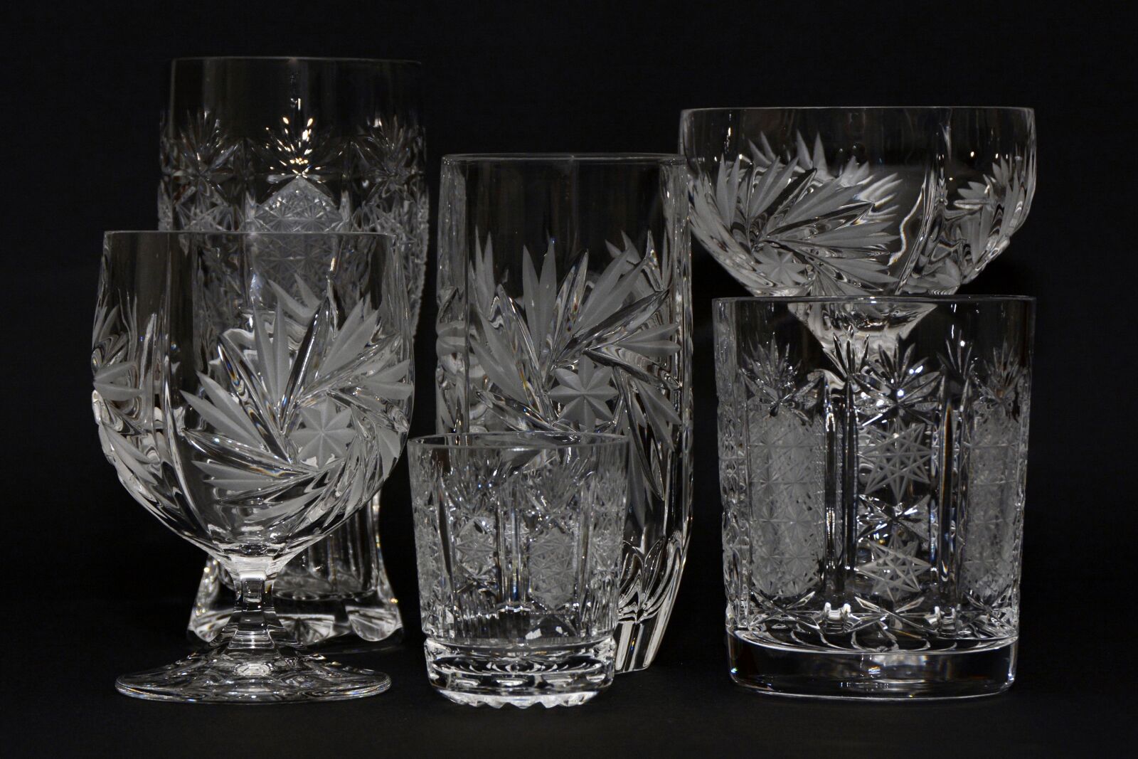 Nikon D7100 sample photo. Crystal glasses, crystal, glass photography