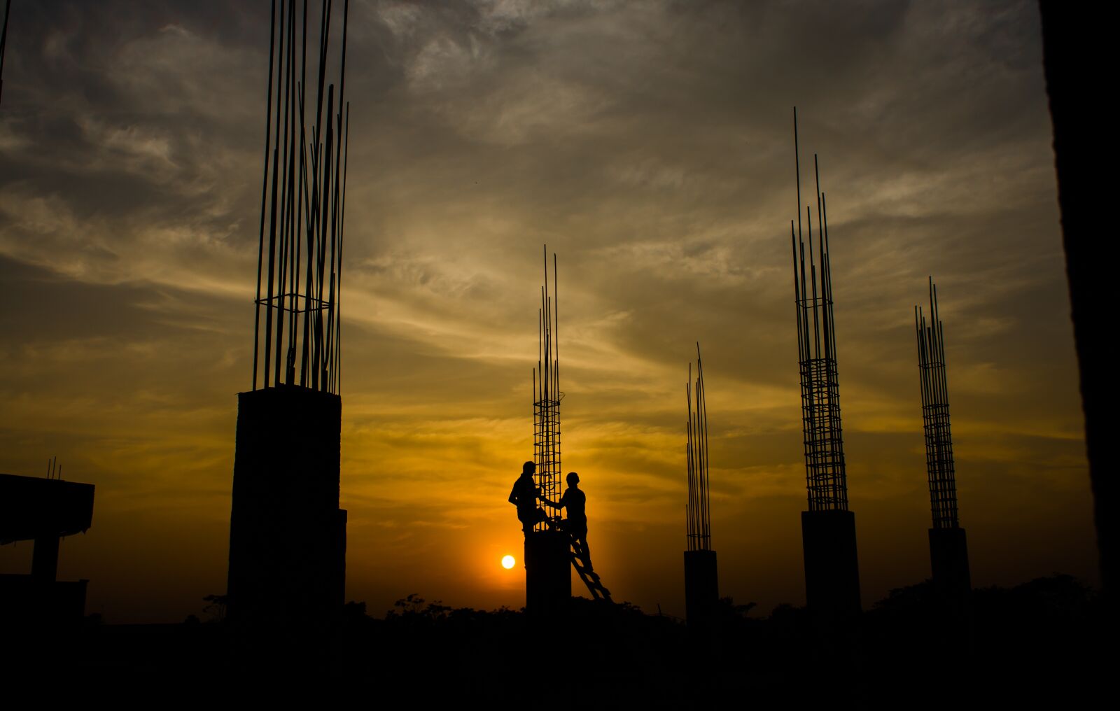 Nikon D7000 sample photo. Building lot, construction site photography