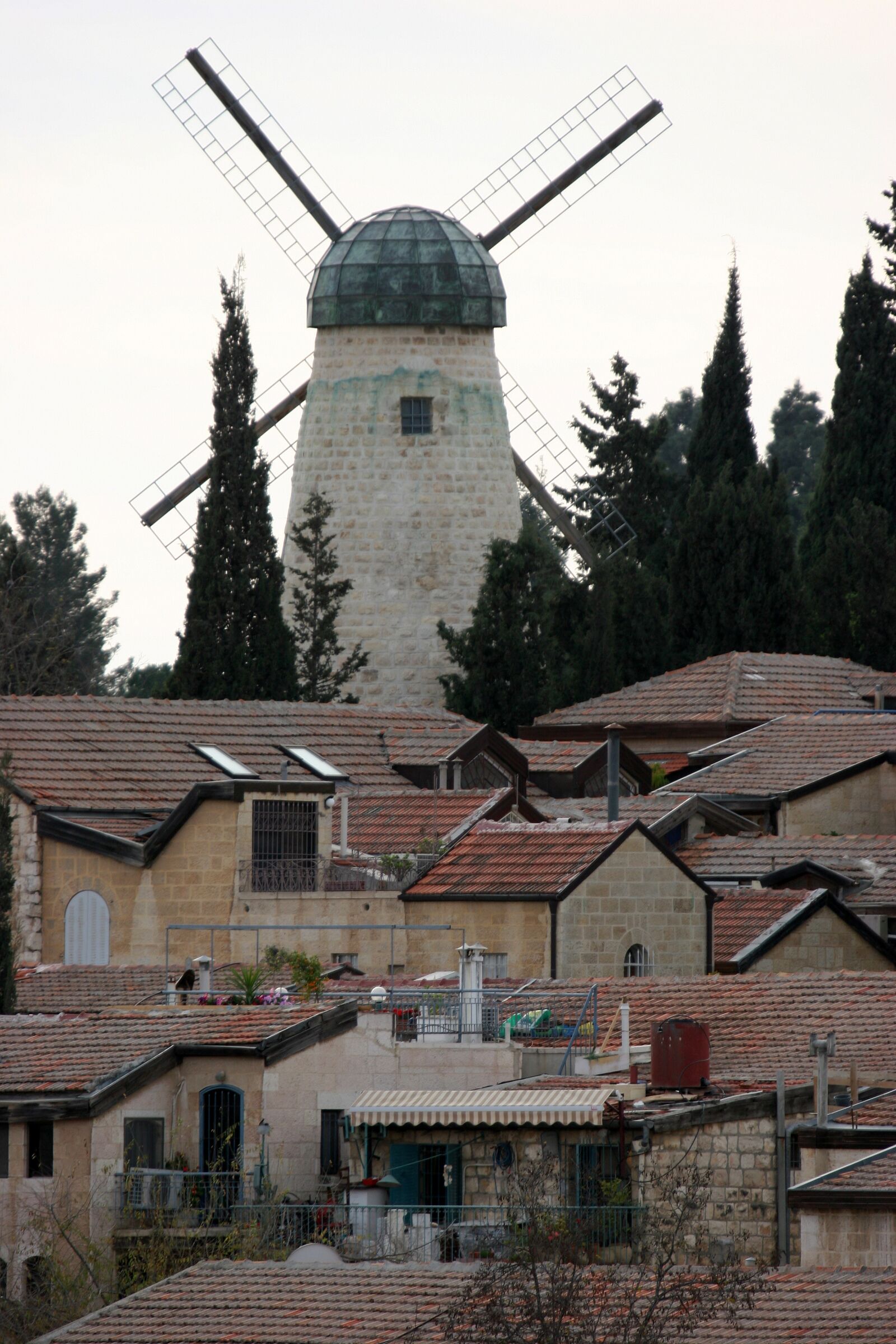 Canon EOS 20D sample photo. Jerusalem, israel, windmill photography