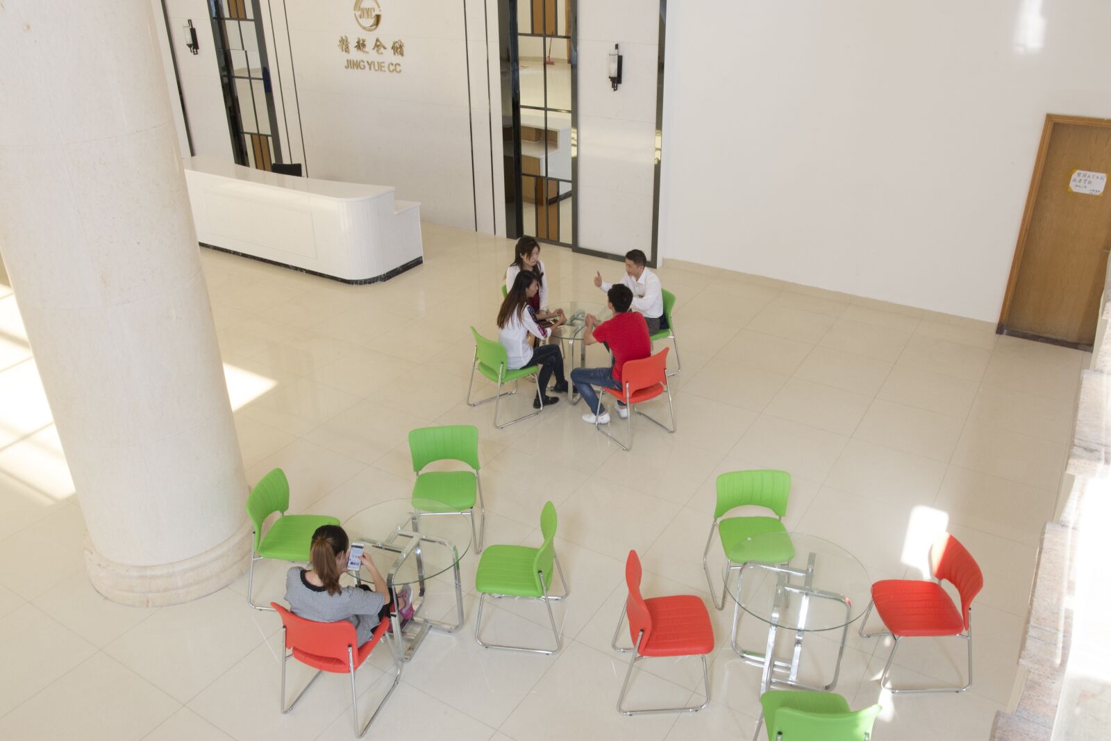 Nikon D7200 sample photo. Office seating corner, group photography