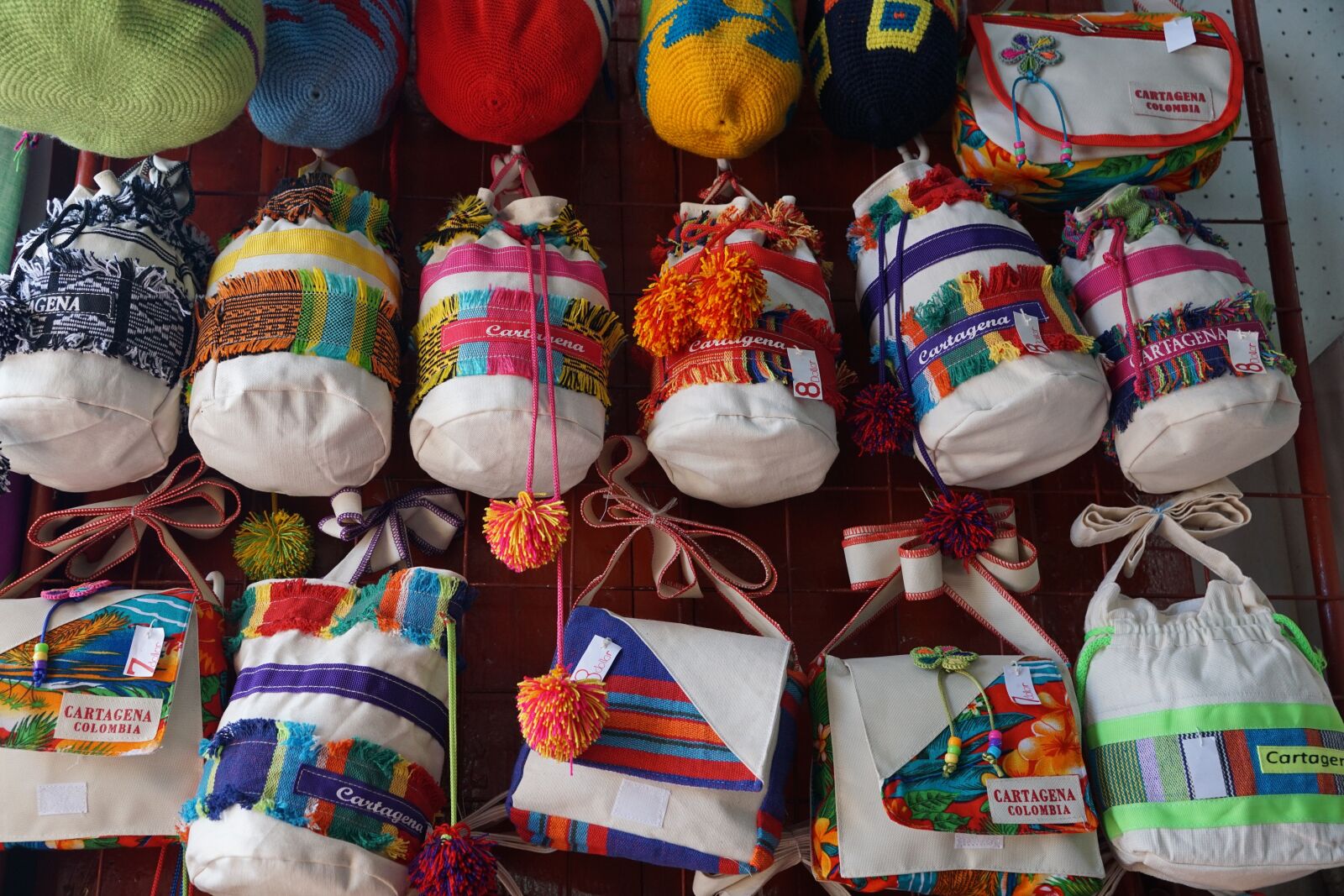 Sony DT 16-50mm F2.8 SSM sample photo. Bags, colorful, craft photography