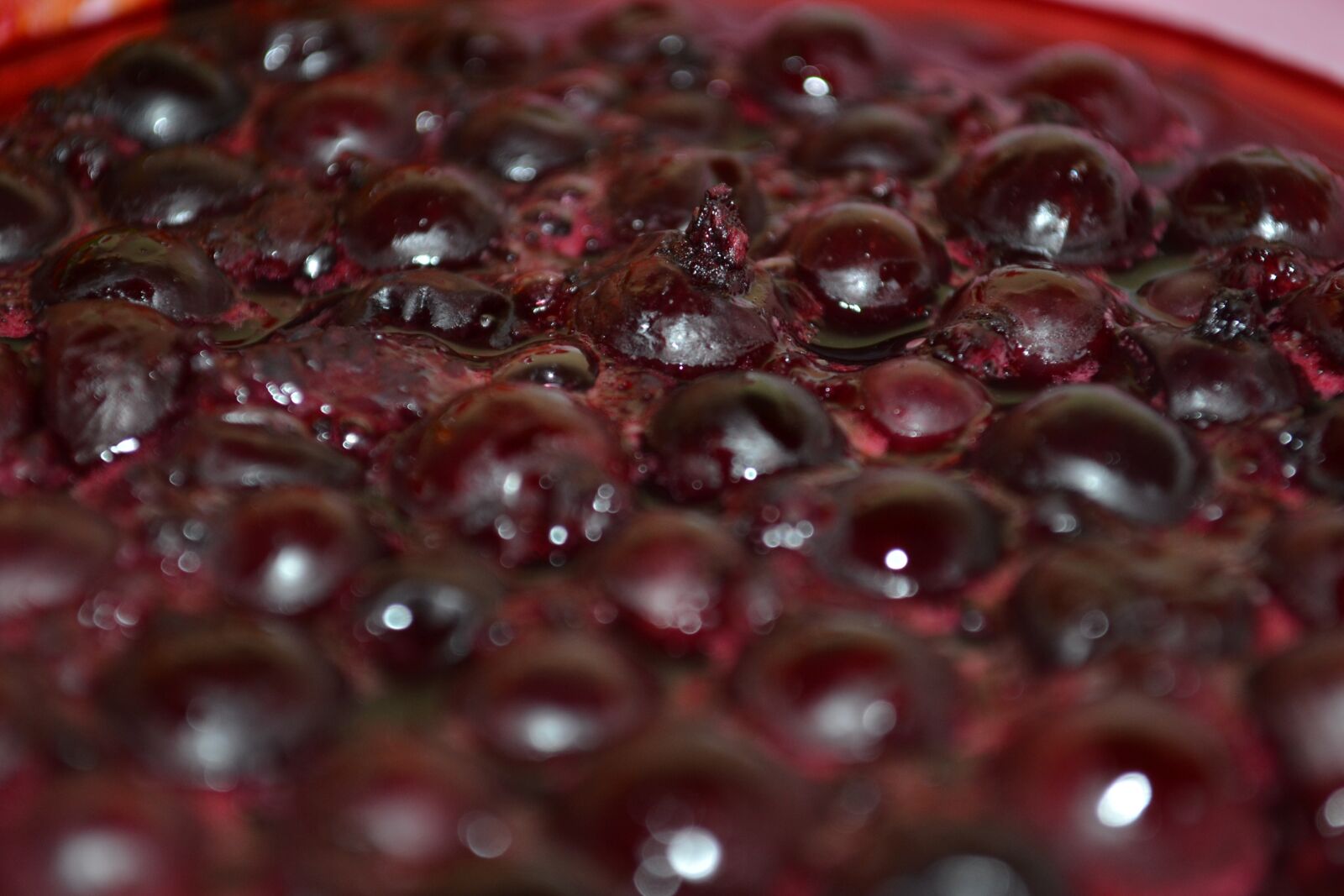 Nikon D3100 sample photo. Cherry, berry, frozen photography