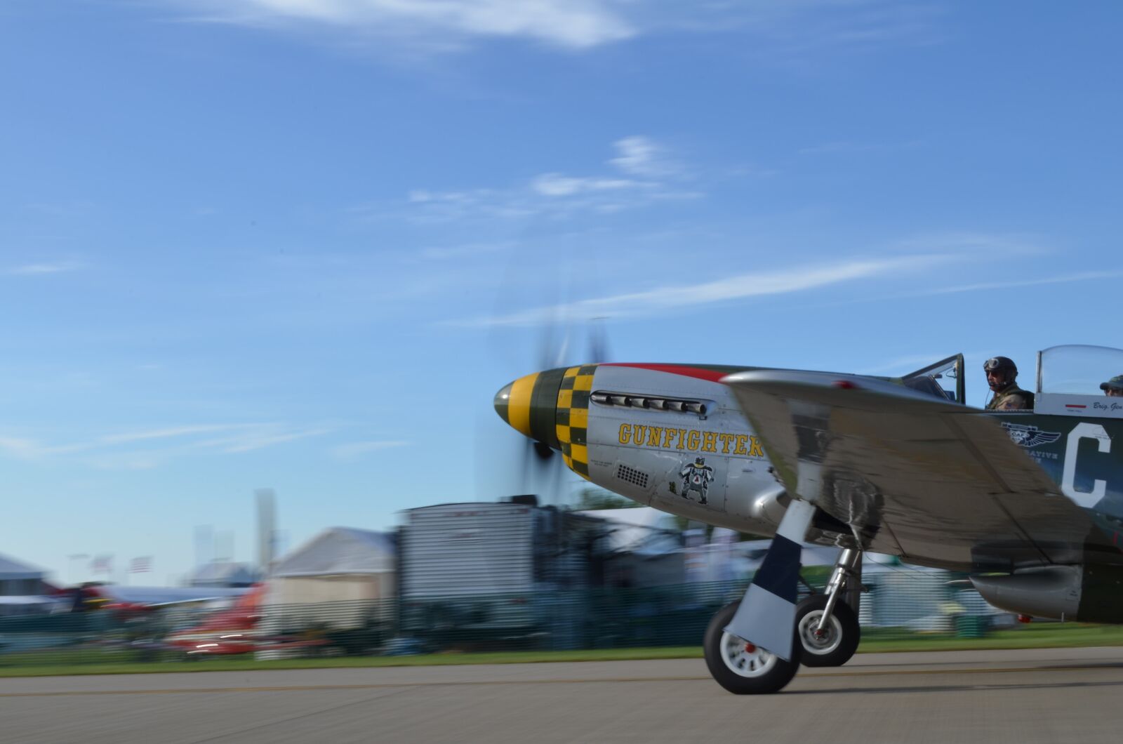 Nikon D5100 sample photo. Aircraft, p51, fighter photography