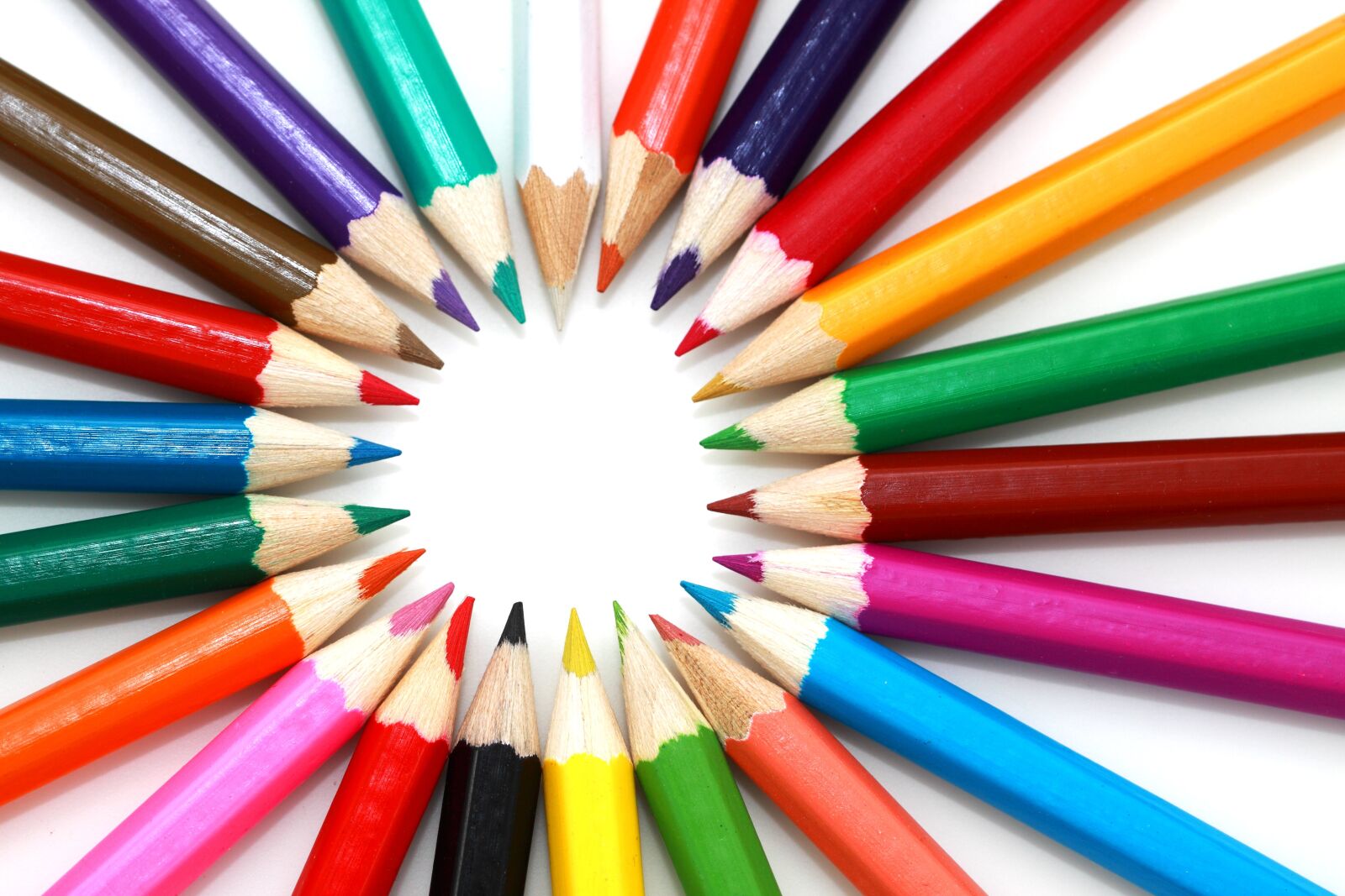 Canon EOS 50D sample photo. Colored, pencil, on, top photography