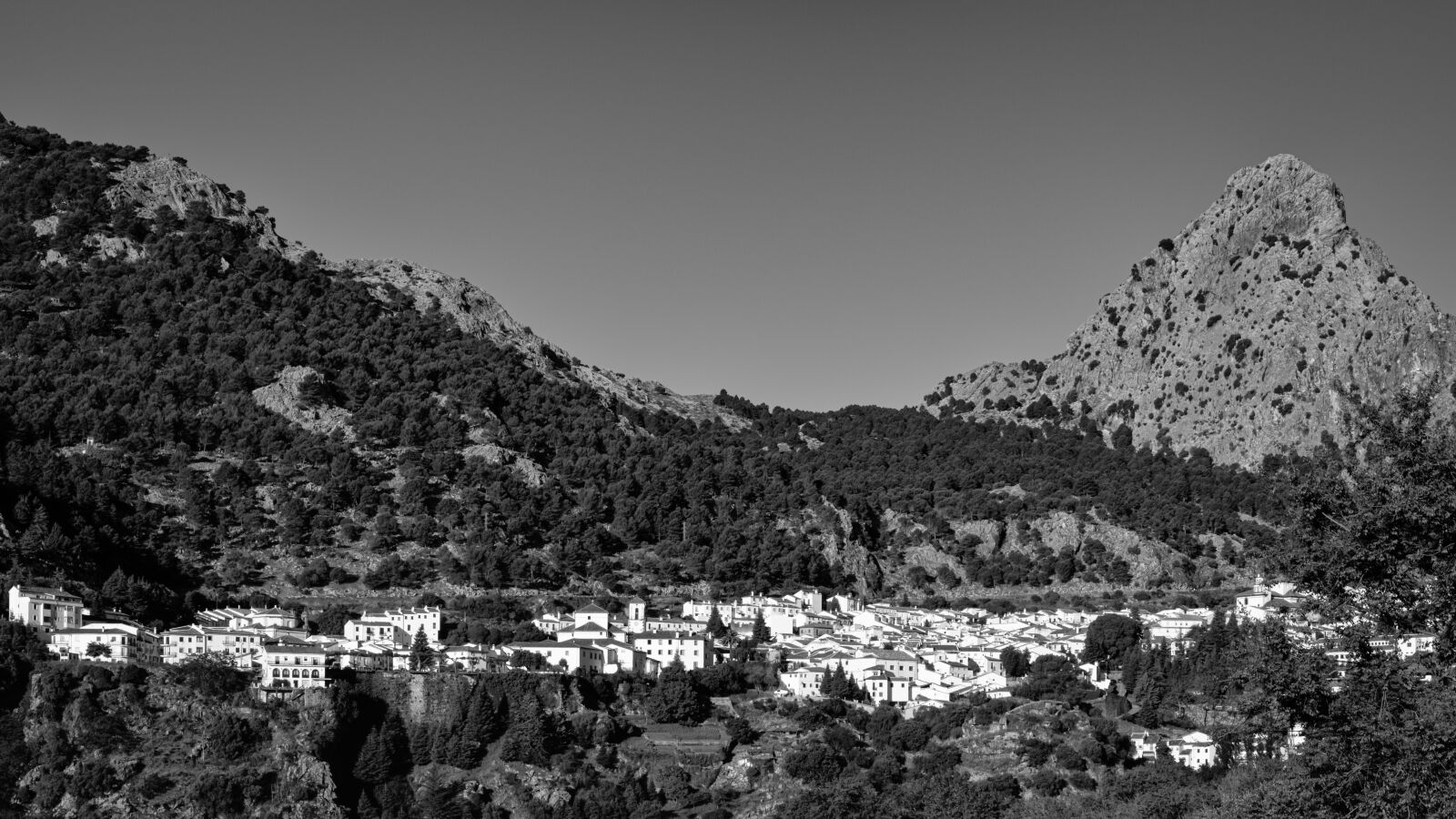 Nikon D810 sample photo. Grazalema, b w, spain photography