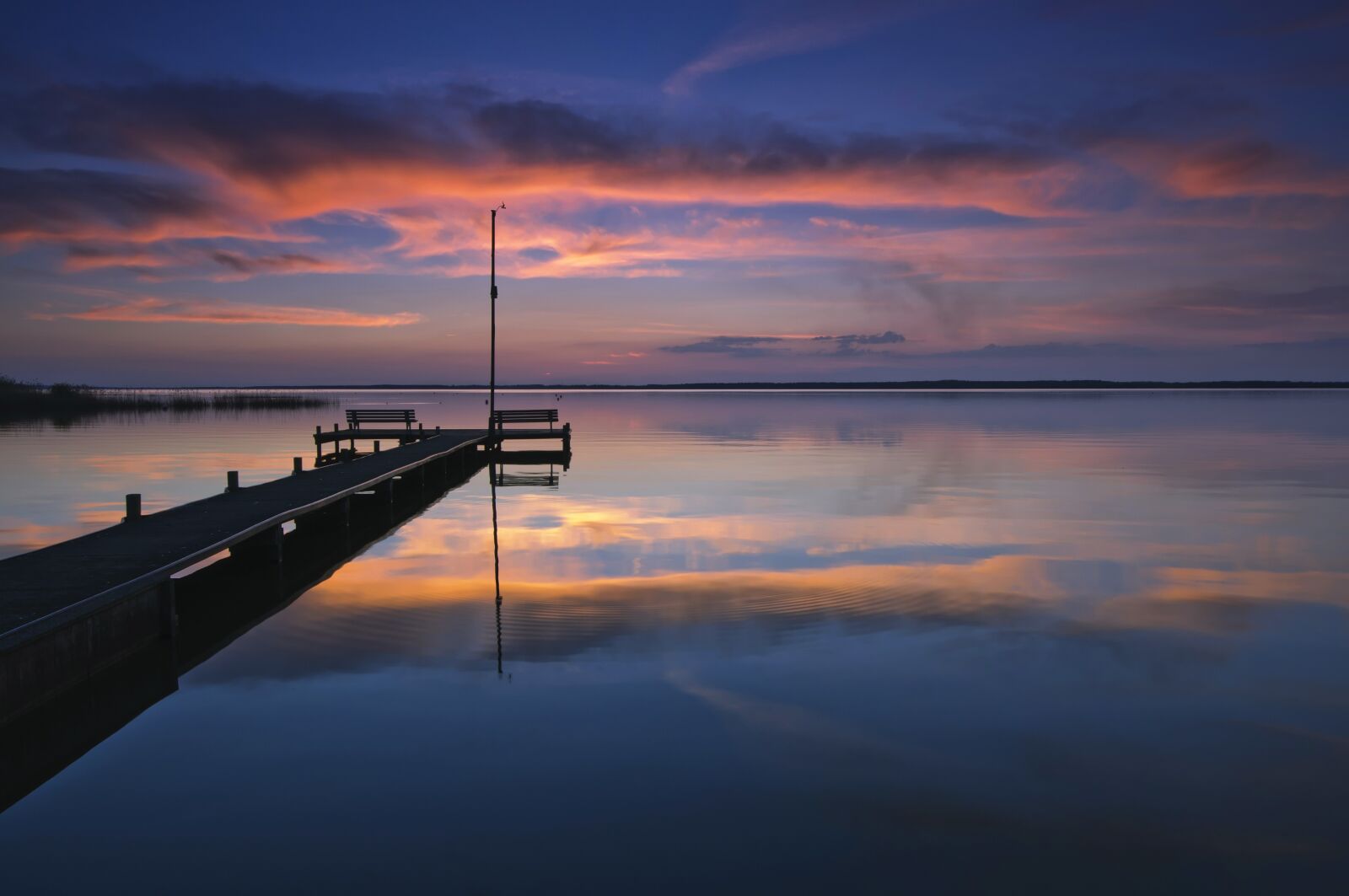 Nikon D300S sample photo. Steinhuder sea, lake, evening photography
