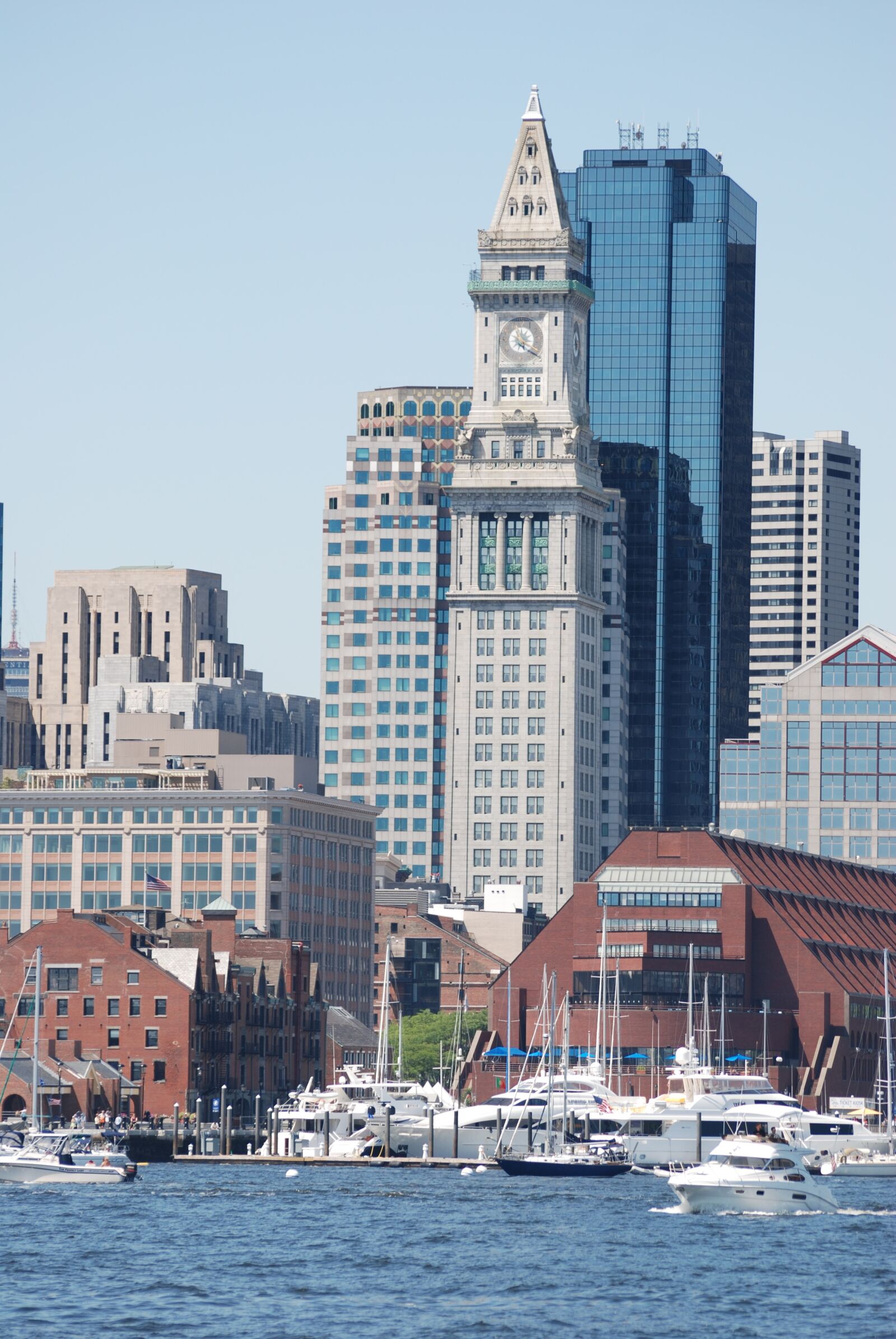 Nikon D80 sample photo. Tower, clock, boston photography