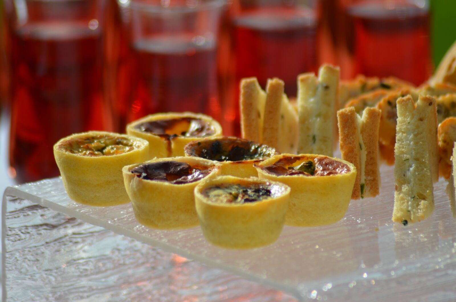 Nikon D5100 sample photo. Mini quiches, petit fours photography