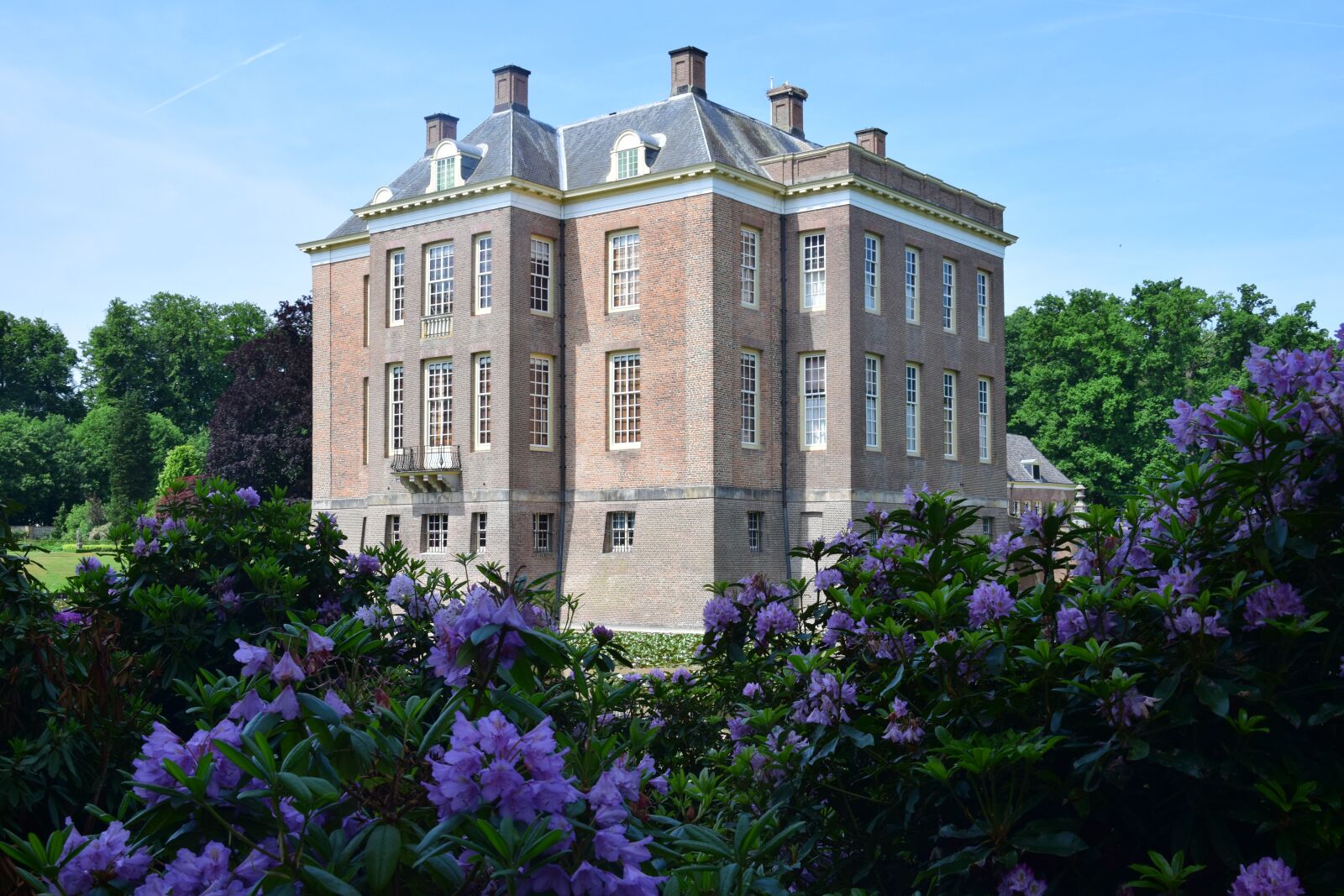 Nikon D5300 sample photo. Castle, middachten, flowers photography