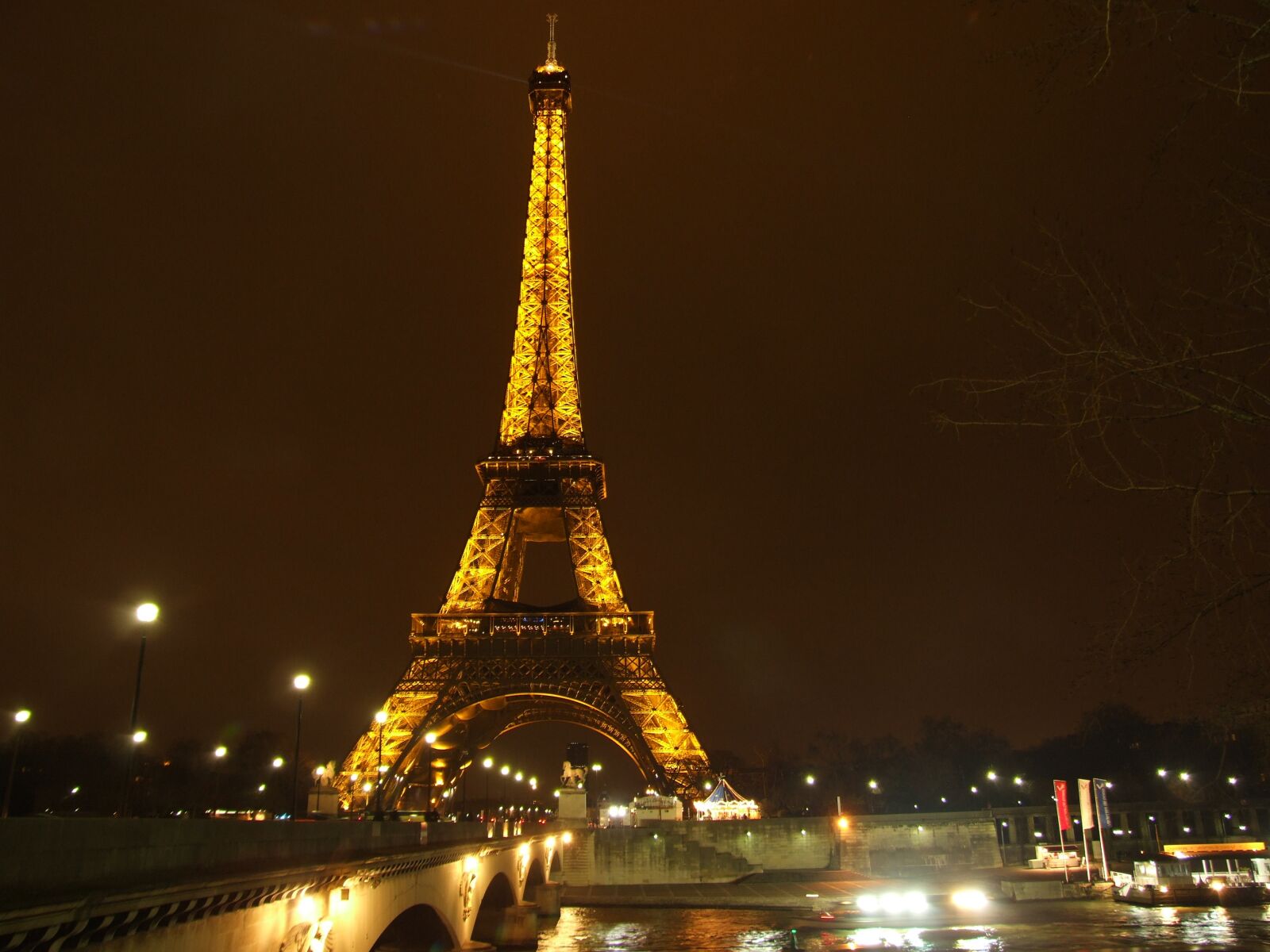 Fujifilm FinePix S9600 sample photo. Eiffel, night, paris photography