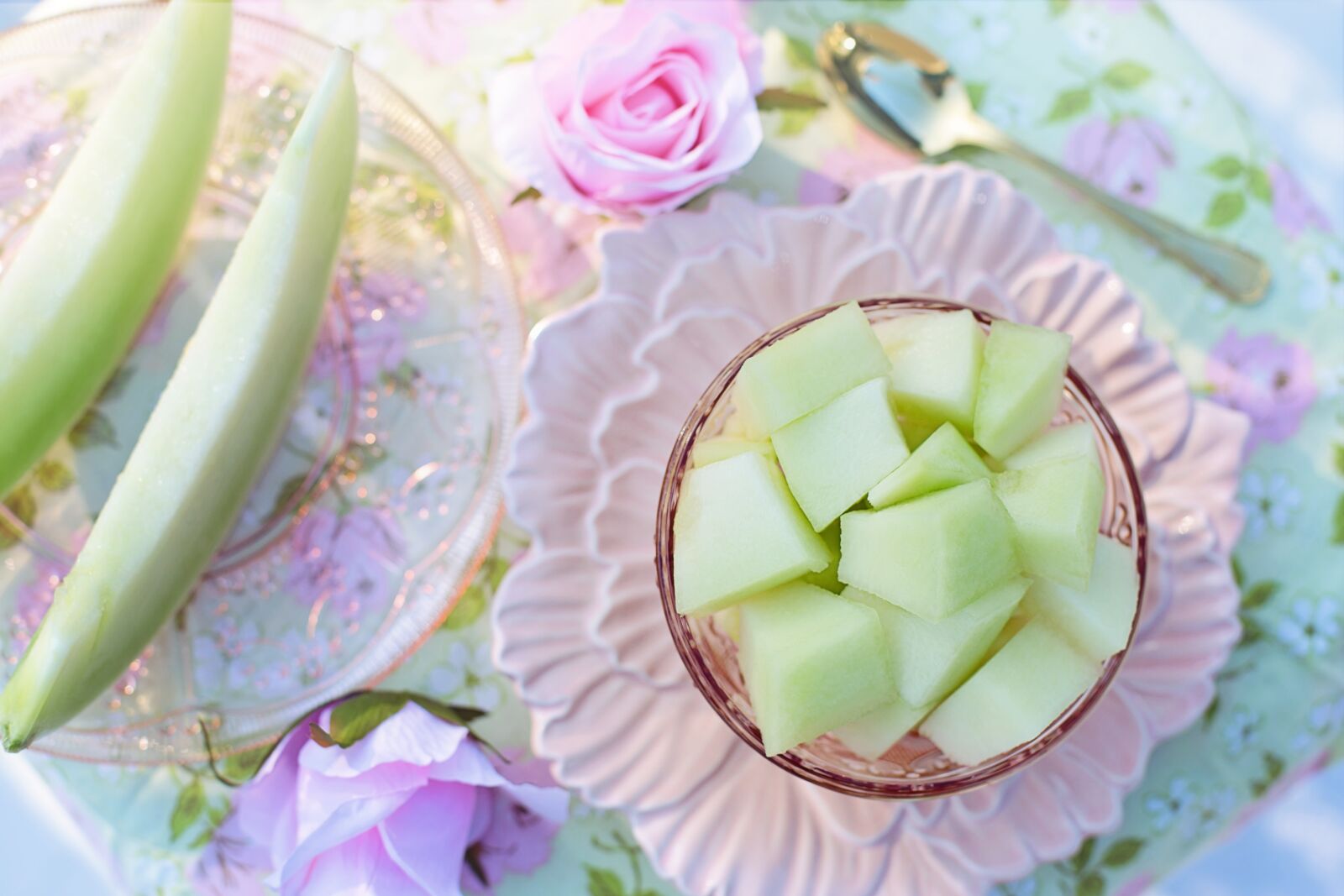 Canon EF 50mm F1.4 USM sample photo. Melon, honey dew melon photography