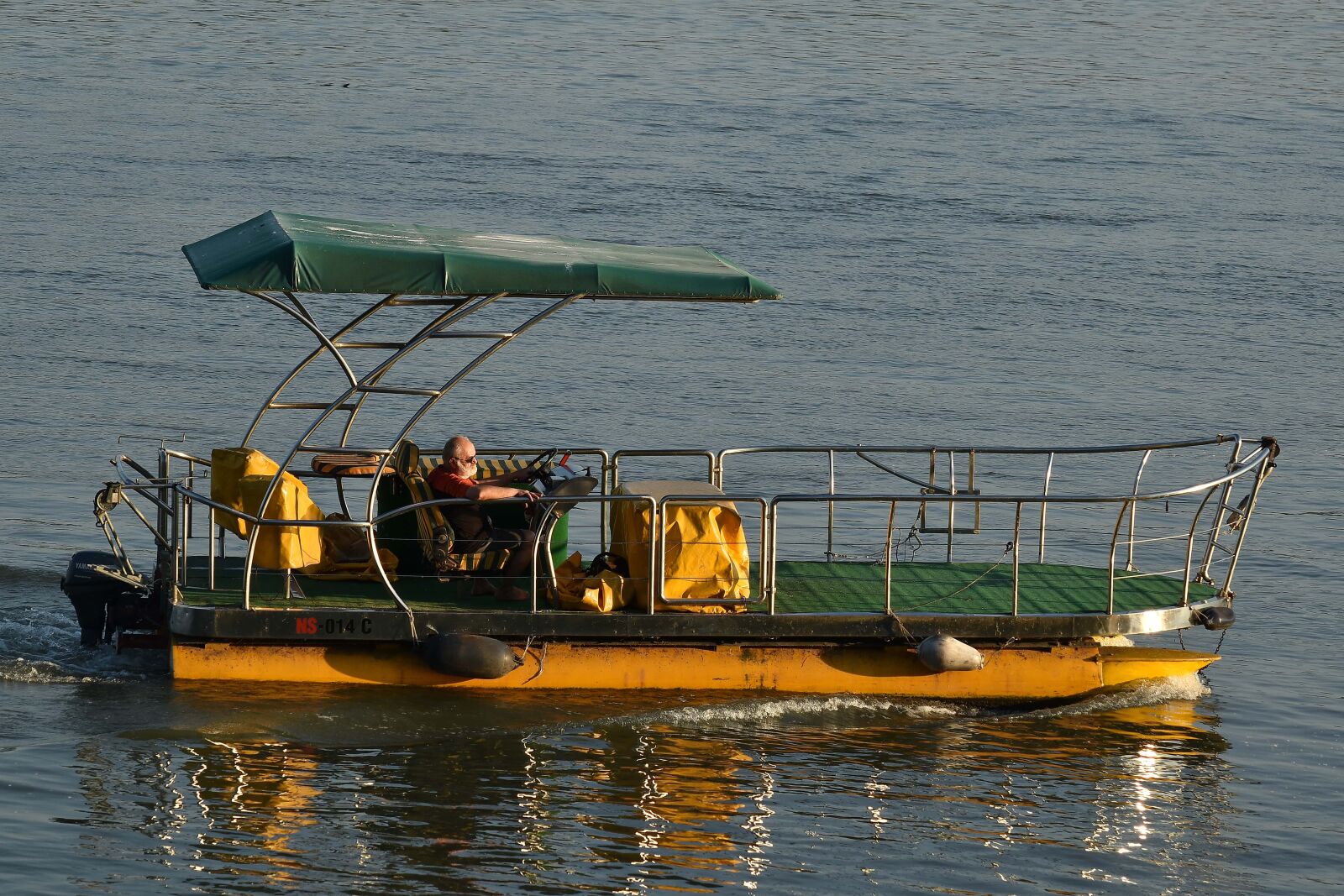 Nikon D5500 sample photo. Man, river, sunshine, boat photography