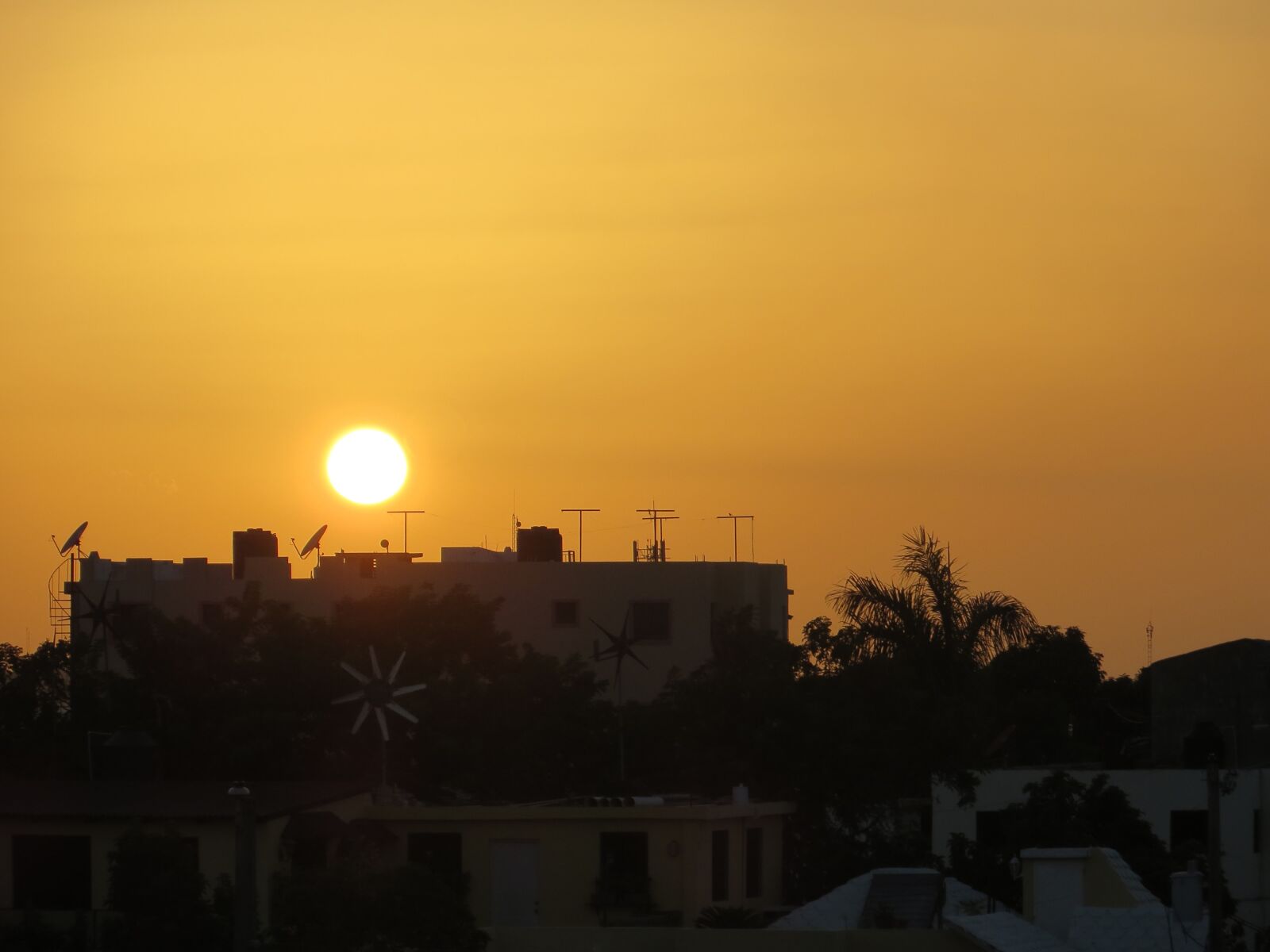 Canon PowerShot SX260 HS sample photo. Sunset, sun, sunlight photography