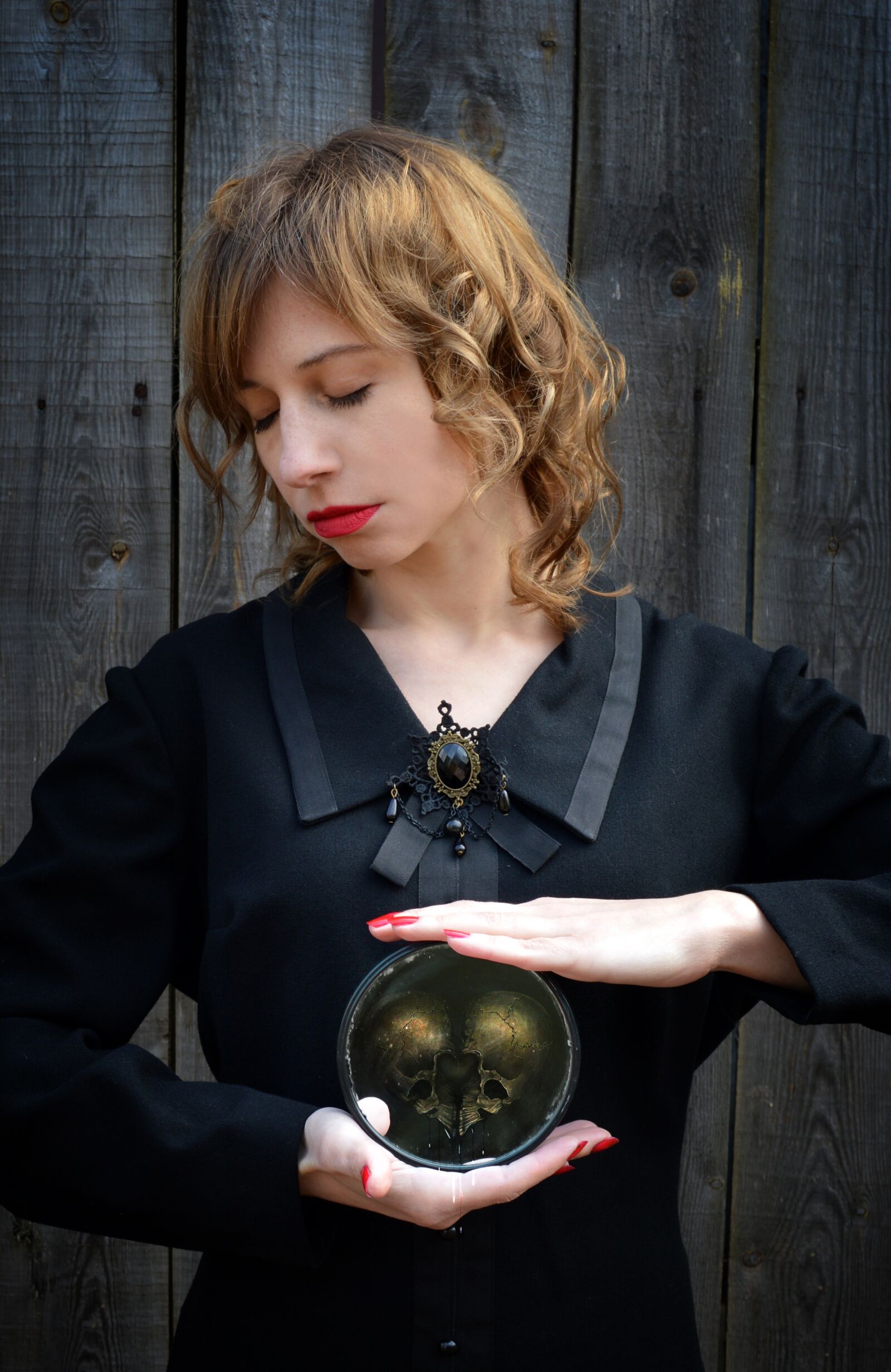 Nikon D3200 sample photo. Woman, gothic, gloomy photography