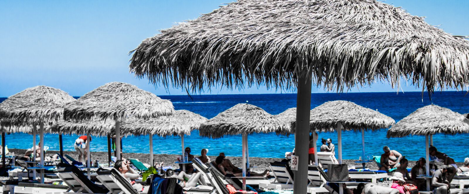 Canon EOS 750D (EOS Rebel T6i / EOS Kiss X8i) sample photo. Beach, santorini, greece photography