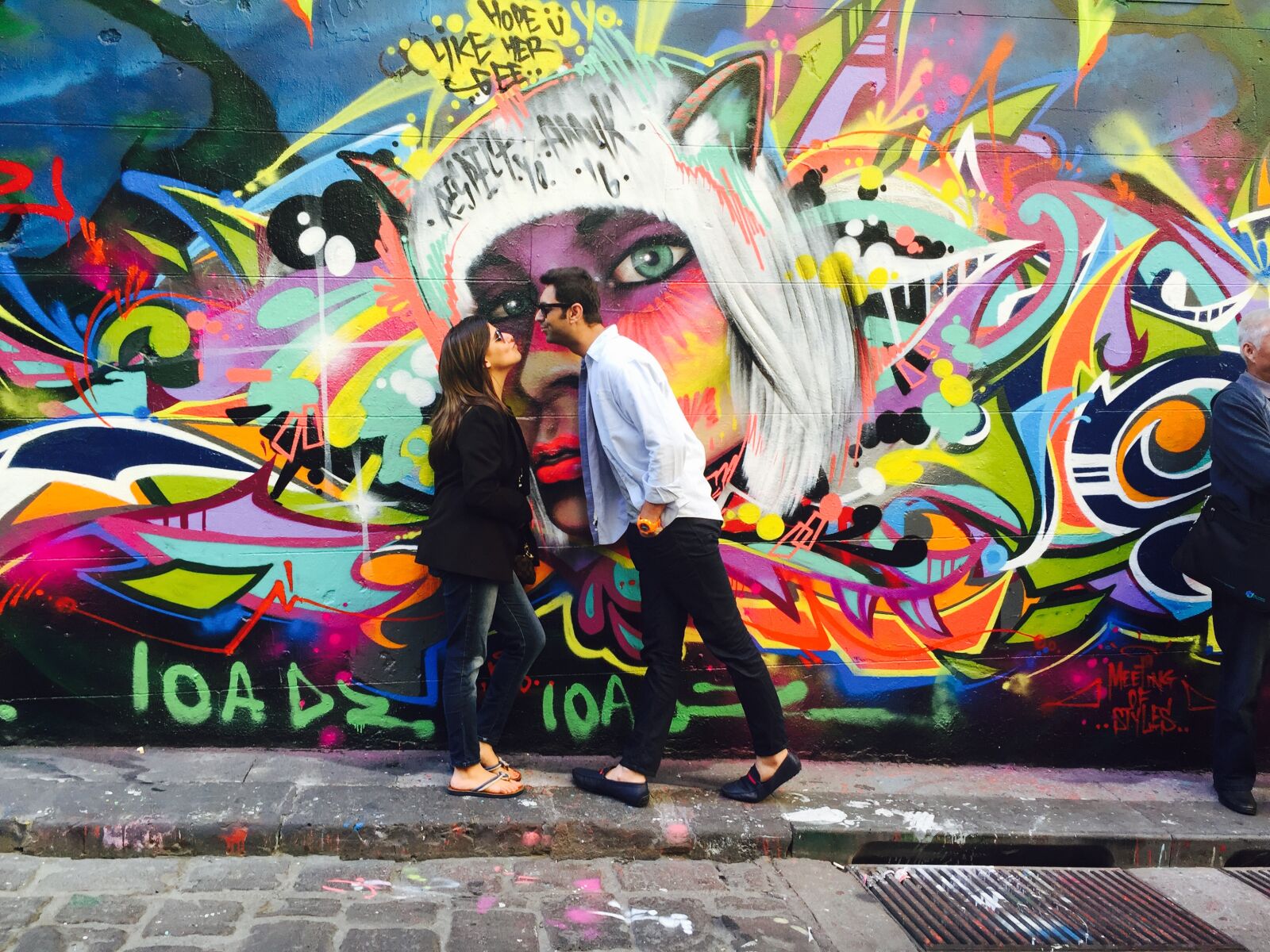 Apple iPhone 6 sample photo. Graffiti, love photography