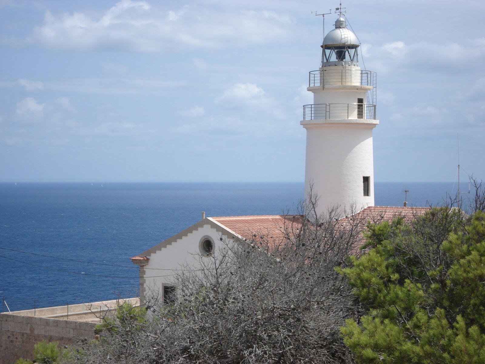 Sony DSC-W50 sample photo. Balearic islands, mallorca, lighthouse photography