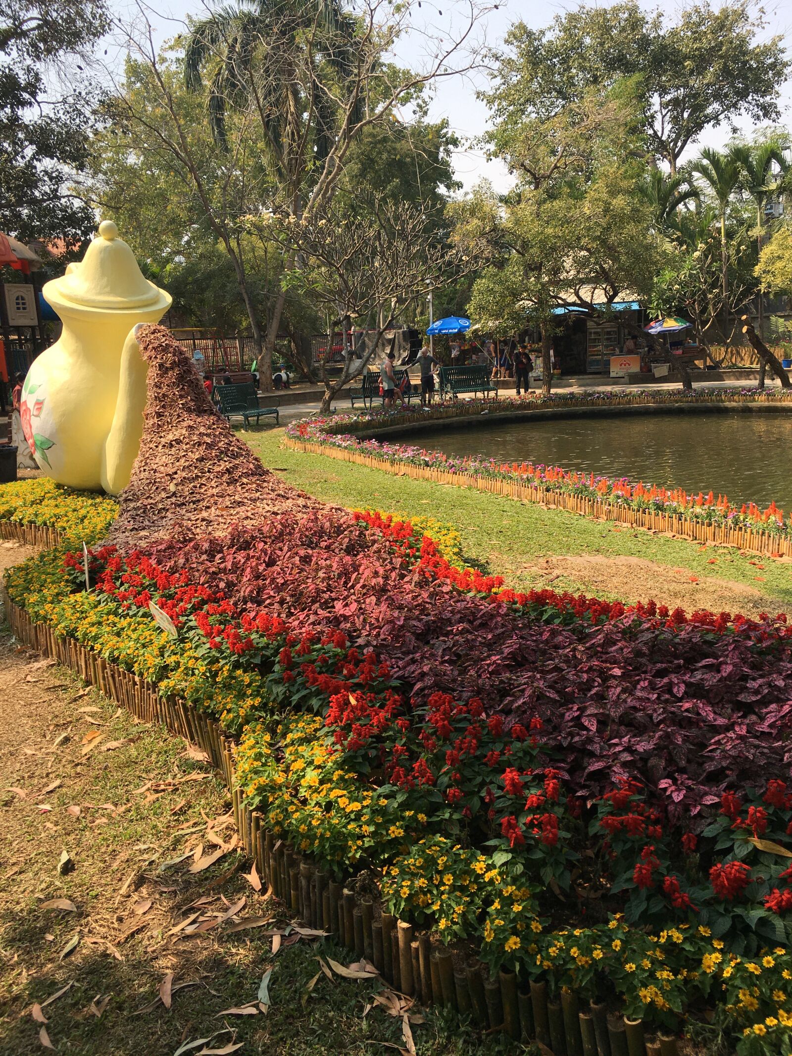 iPhone 6s Plus back camera 4.15mm f/2.2 sample photo. Teapot, tea, flowers photography