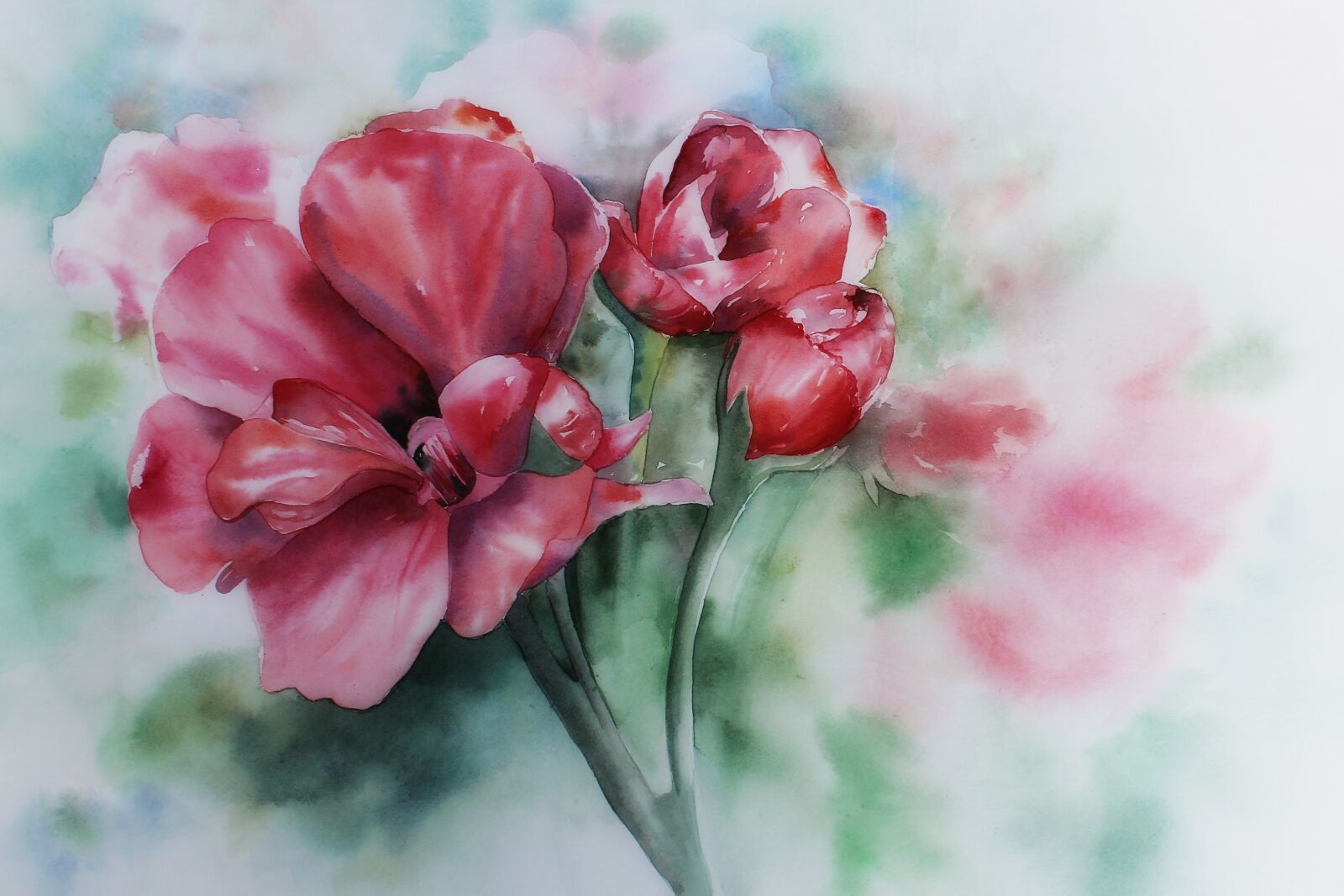 Canon EOS 1300D (EOS Rebel T6 / EOS Kiss X80) sample photo. Watercolour, painting, art photography
