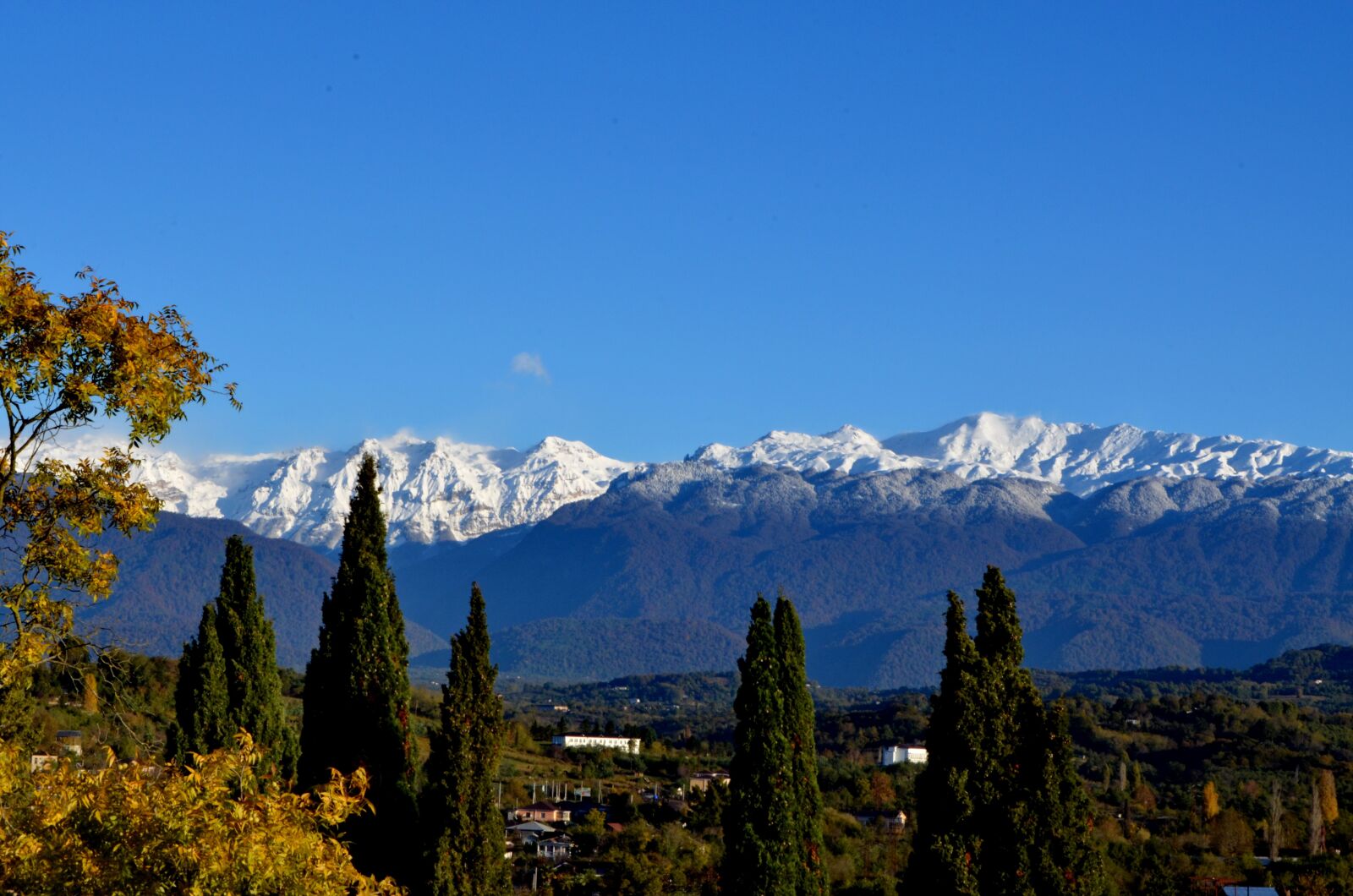 Nikon D5100 sample photo. Abkhazia, mountain, snow photography