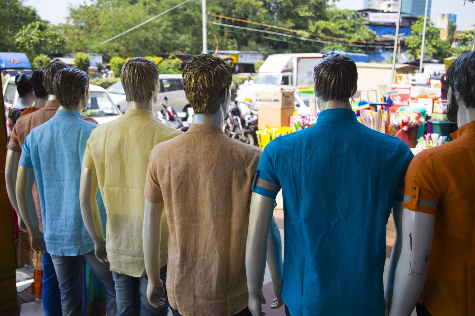 Canon EOS 6D + Canon EF 24-105mm F4L IS USM sample photo. Clothes, mannequins, fashion photography