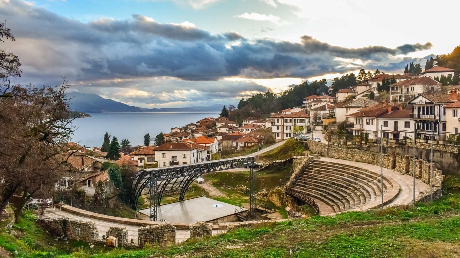 Nikon D3300 sample photo. Ohrid, north macedonia, town photography