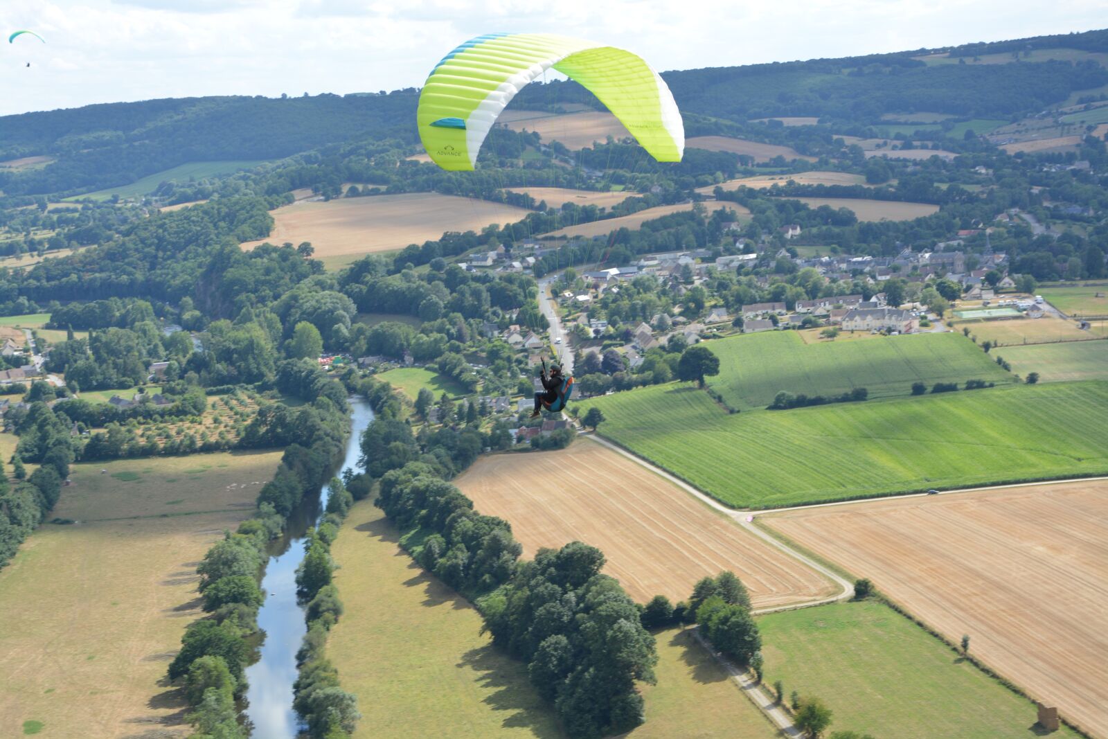 Nikon D5200 sample photo. Paragliding, panoramic views, paraglider photography