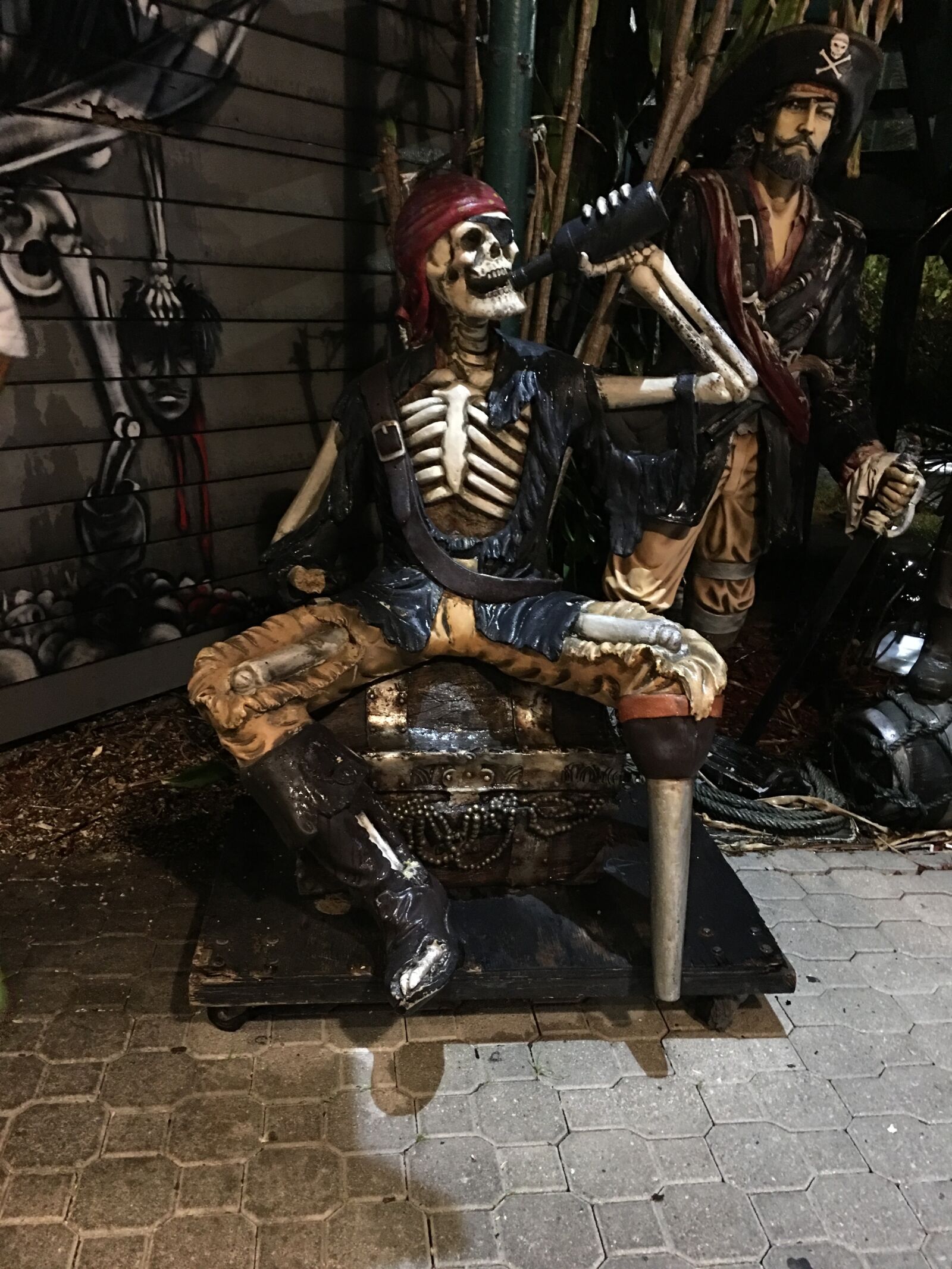 Apple iPhone 6s Plus sample photo. Pirate, beer, skeleton photography