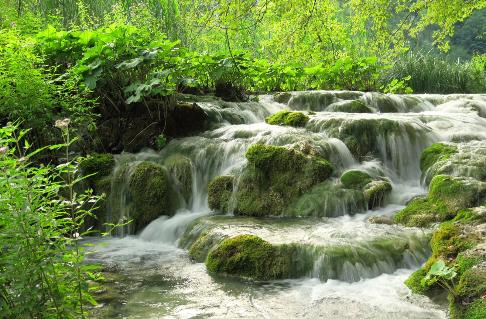 Canon PowerShot G3 X sample photo. Waterfall, plitvice lakes, croatia photography
