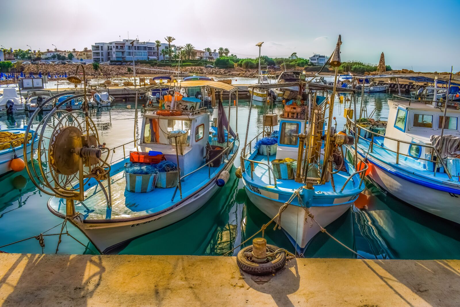 Nikon D3300 sample photo. Fishing harbor, boat, scenery photography