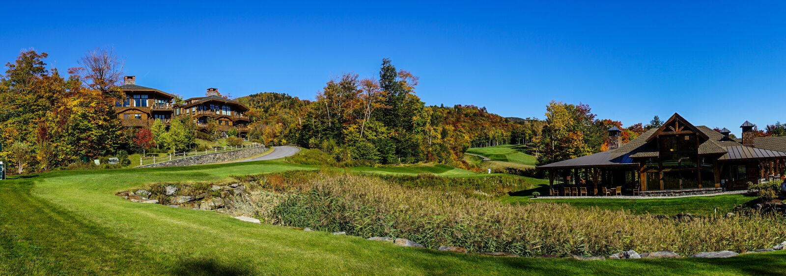 Sony a7R II sample photo. Vermont, golf course, foliage photography