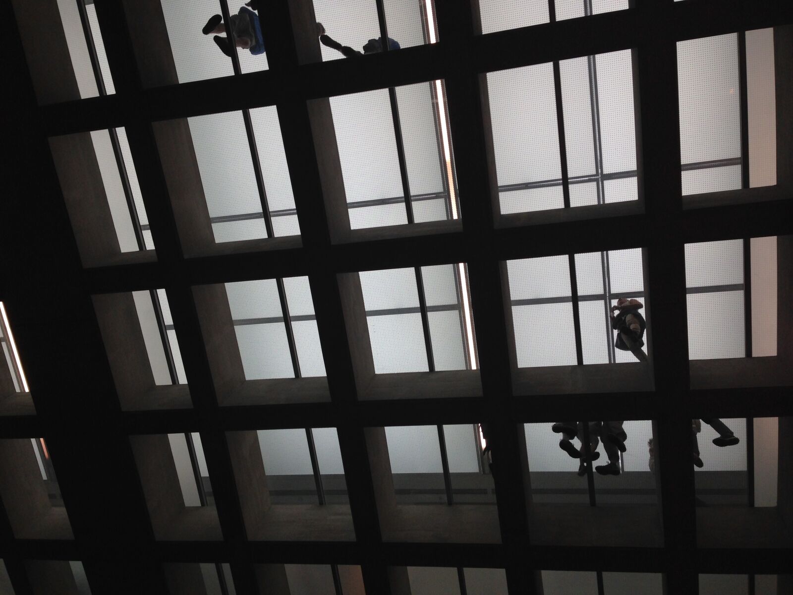 iPhone 5 back camera 4.12mm f/2.4 sample photo. Looking, up, museum, people photography