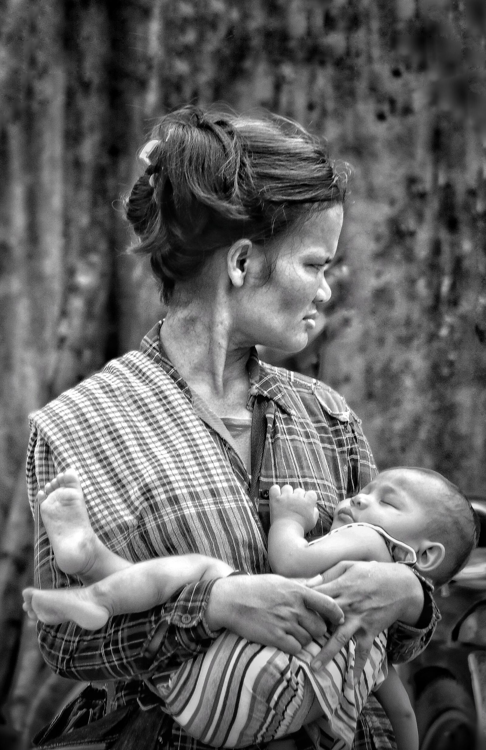 Canon EOS 750D (EOS Rebel T6i / EOS Kiss X8i) sample photo. Mom, black, mother photography