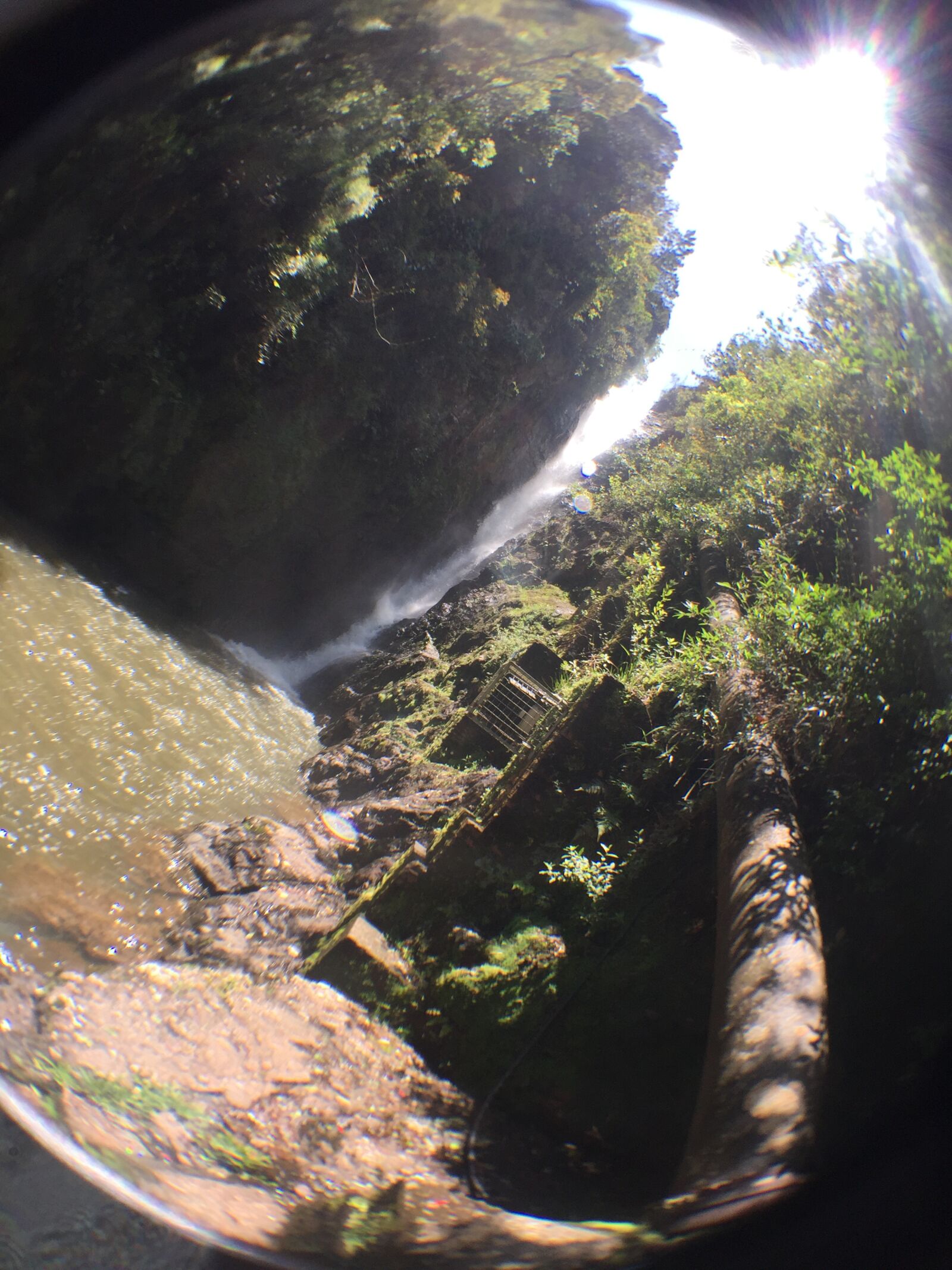 iPhone 6 back camera 4.15mm f/2.2 sample photo. Waterfall, water, nature photography