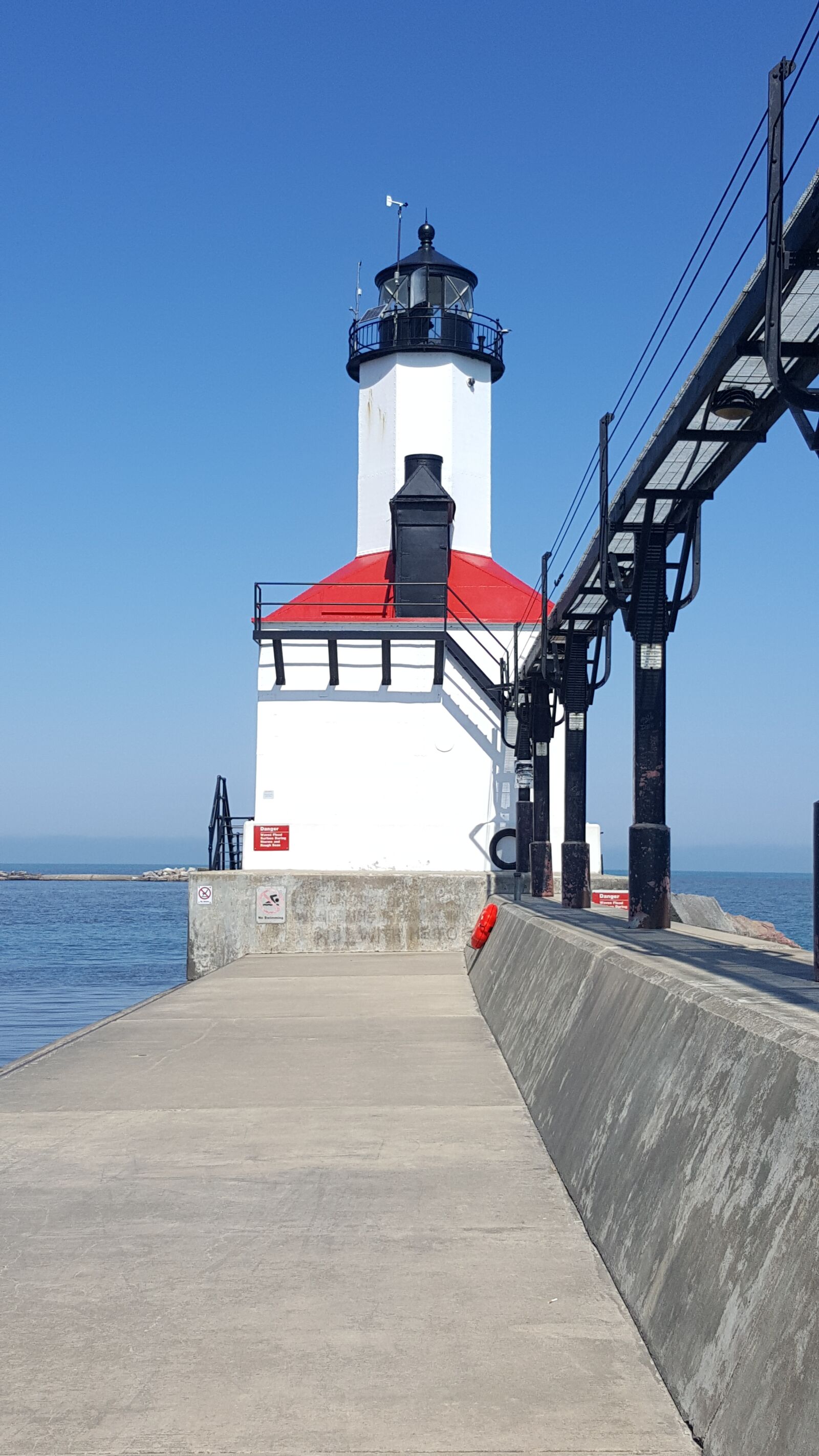 Samsung GALAXY S6 edge sample photo. Lighthouse, michigan city, indiana photography