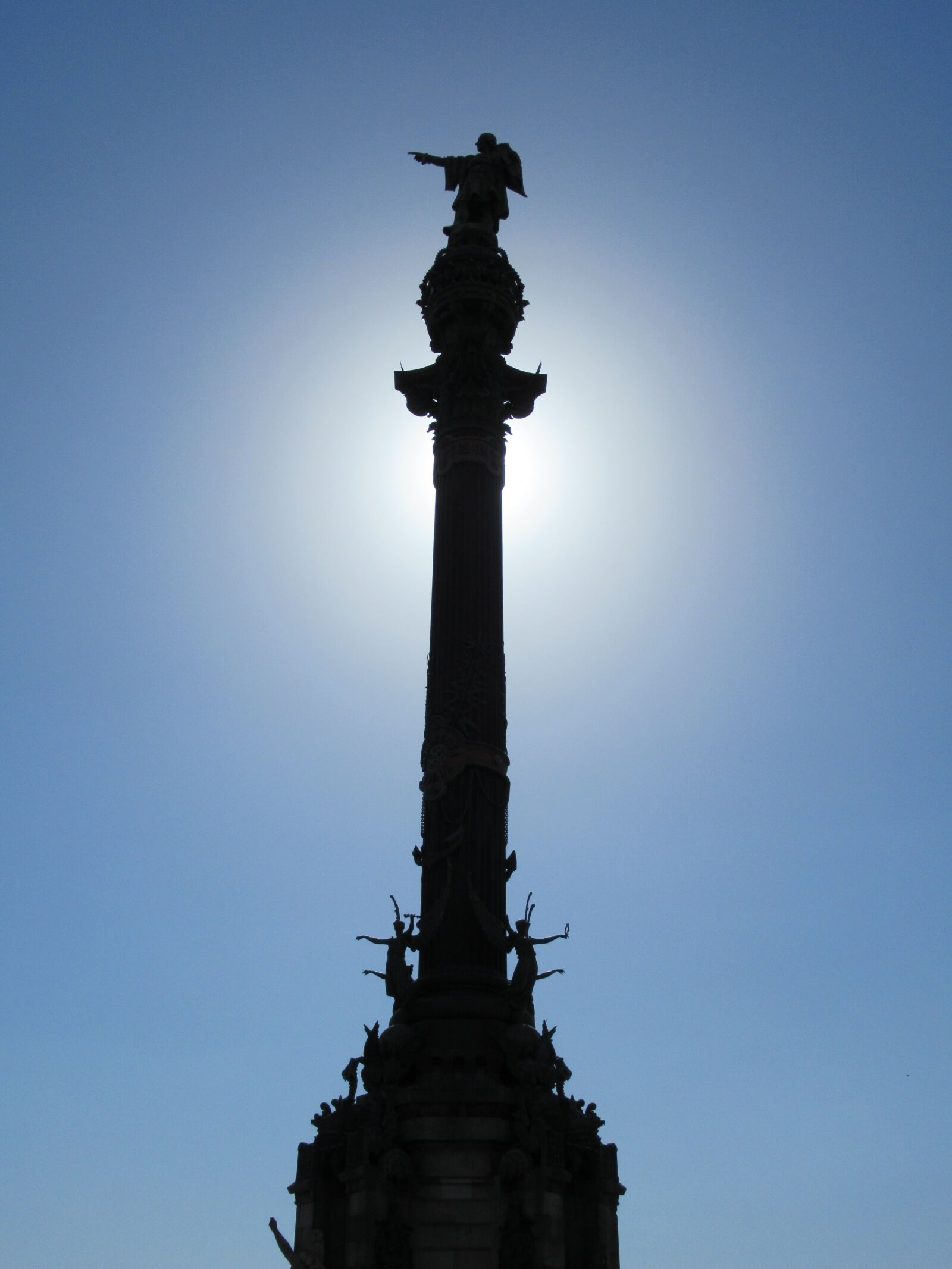 Canon PowerShot SX620 HS sample photo. Tower, christopher colombus, barcelona photography