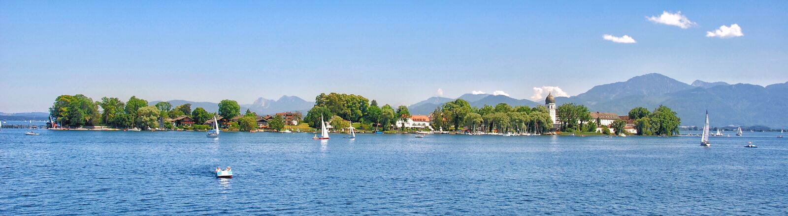 Nikon D3000 sample photo. Chiemsee, bavaria, ladies island photography