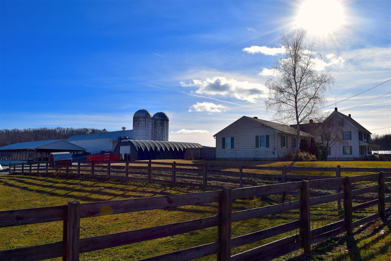 Nikon D3300 sample photo. Barn, farm, fence photography