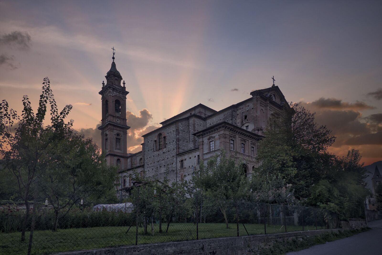 Canon EF 24-70mm F4L IS USM sample photo. Church, dusk, sunset photography