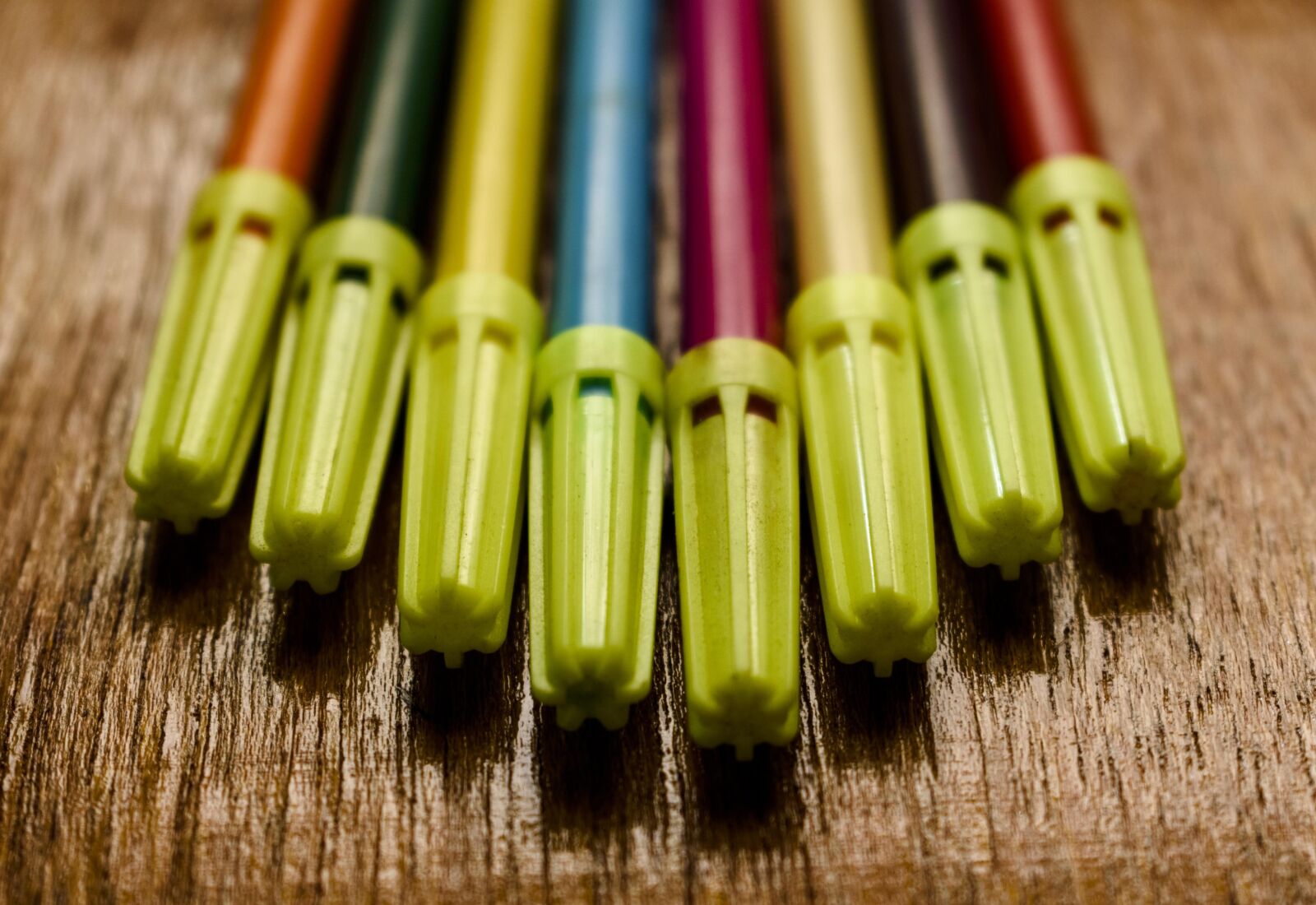 Nikon D3400 sample photo. Pens, colors, pencils photography