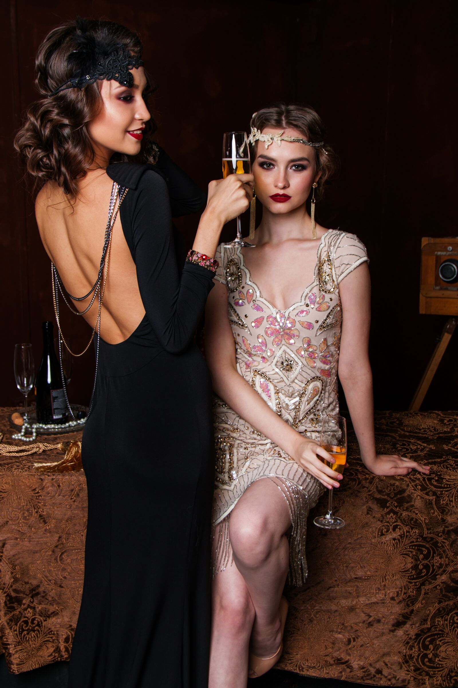 Canon EOS 70D sample photo. Two, glass, champagne photography