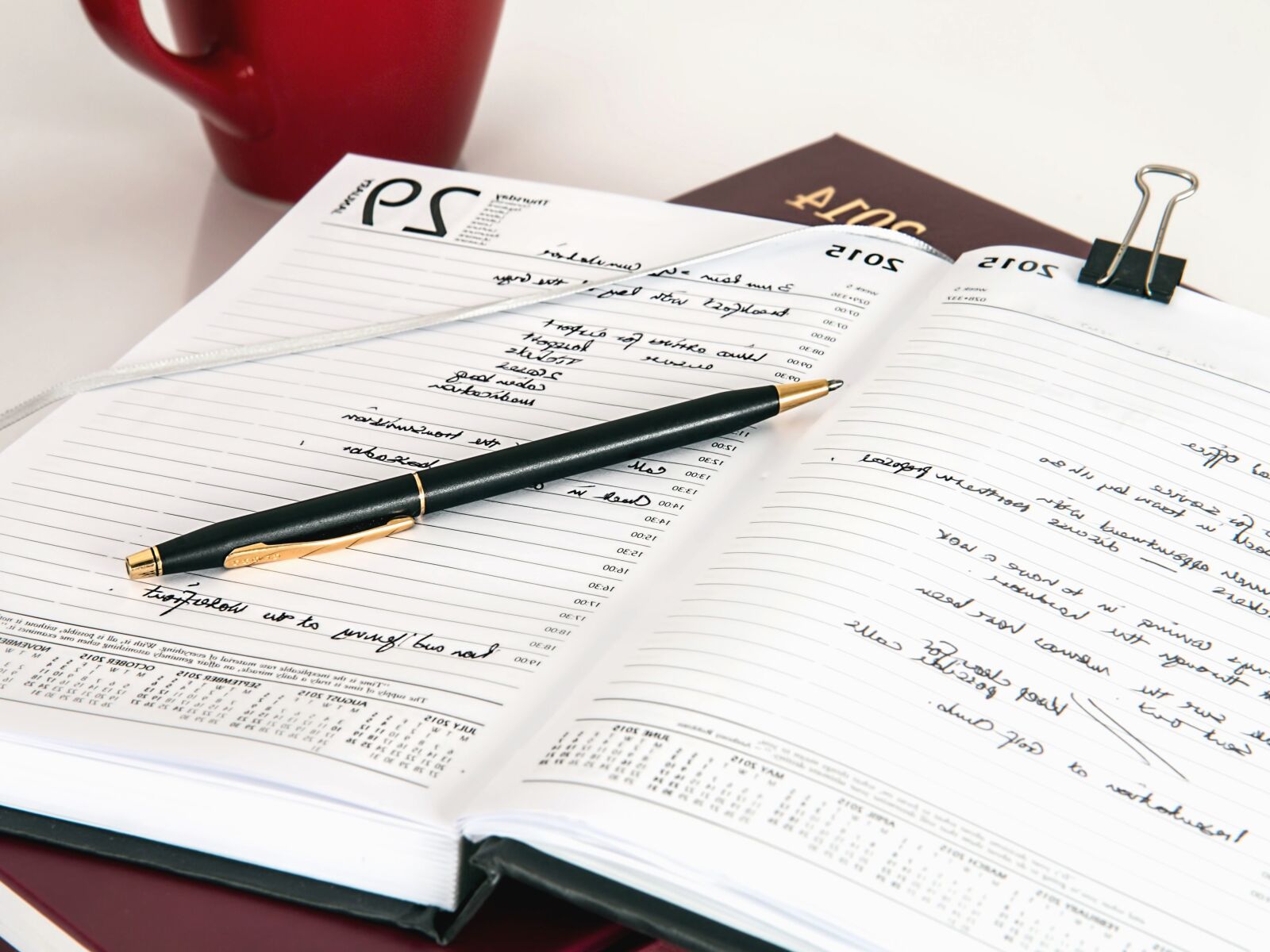 Canon EOS 70D sample photo. Reminder, pen, paper, cup photography