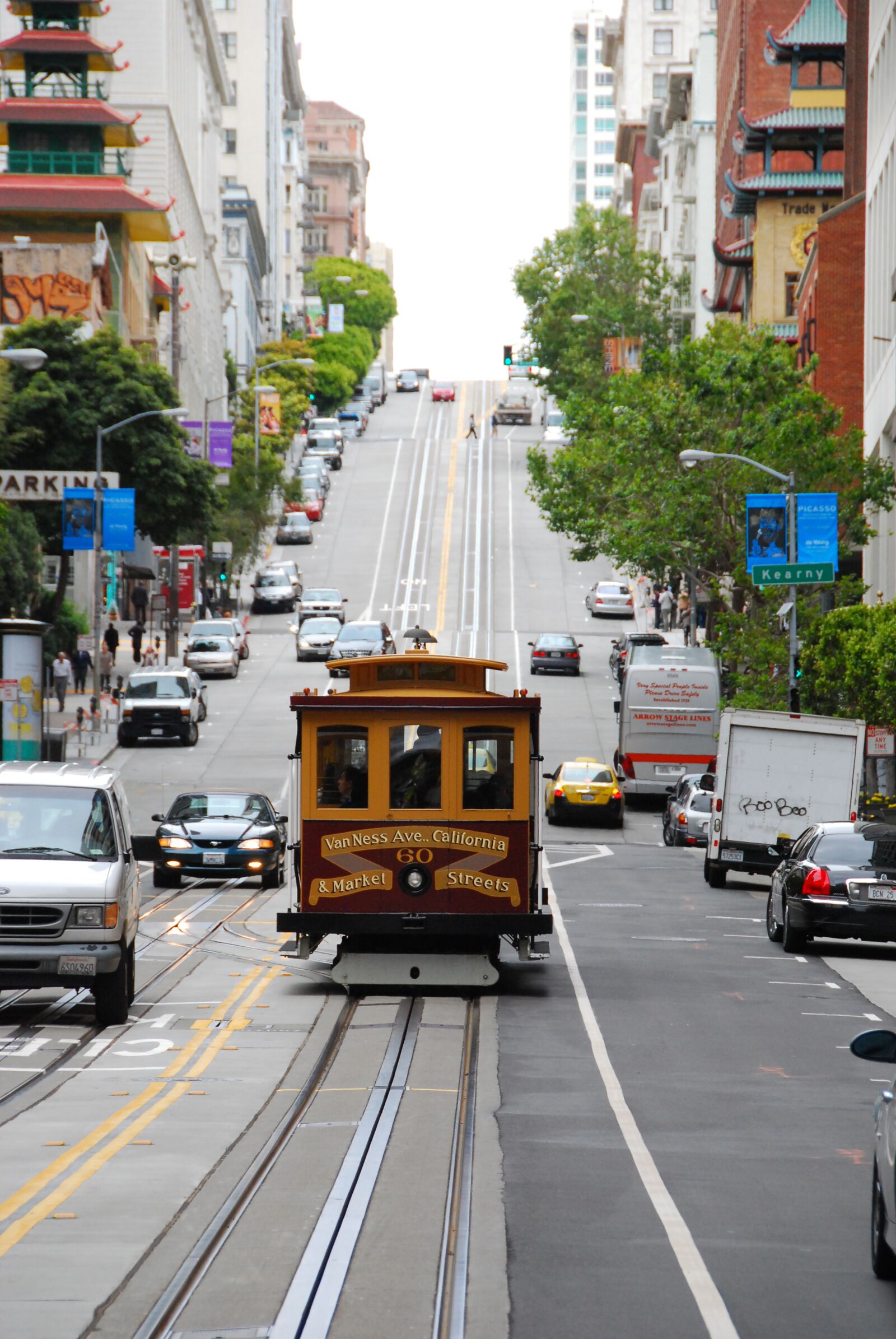 Nikon D60 sample photo. San francisco, california, cable photography