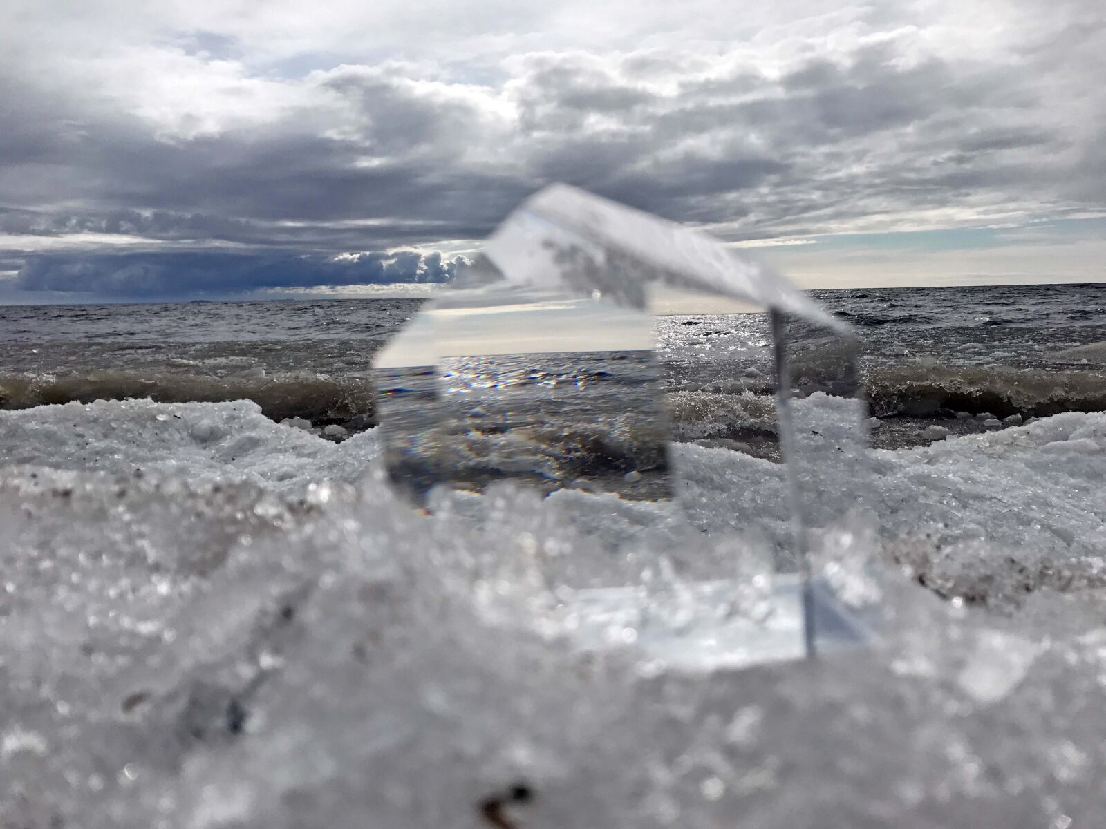Apple iPhone 7 sample photo. Spring, ice, see photography