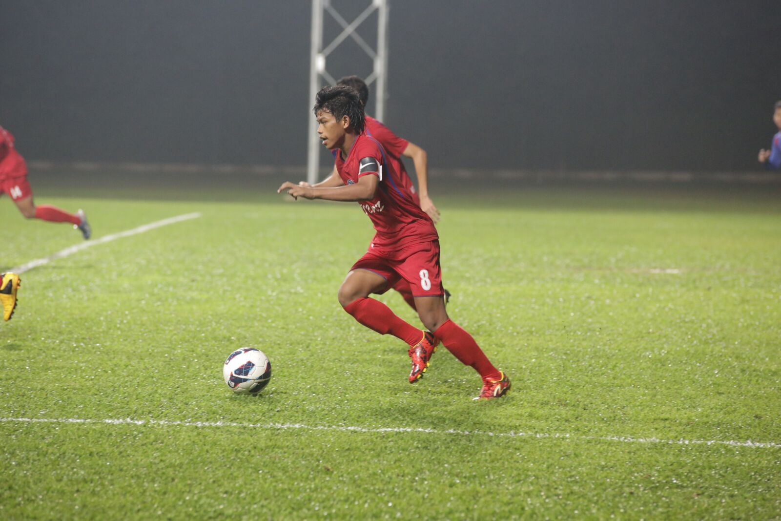 Canon EOS 5D Mark III sample photo. Stadium, night game, soccer photography