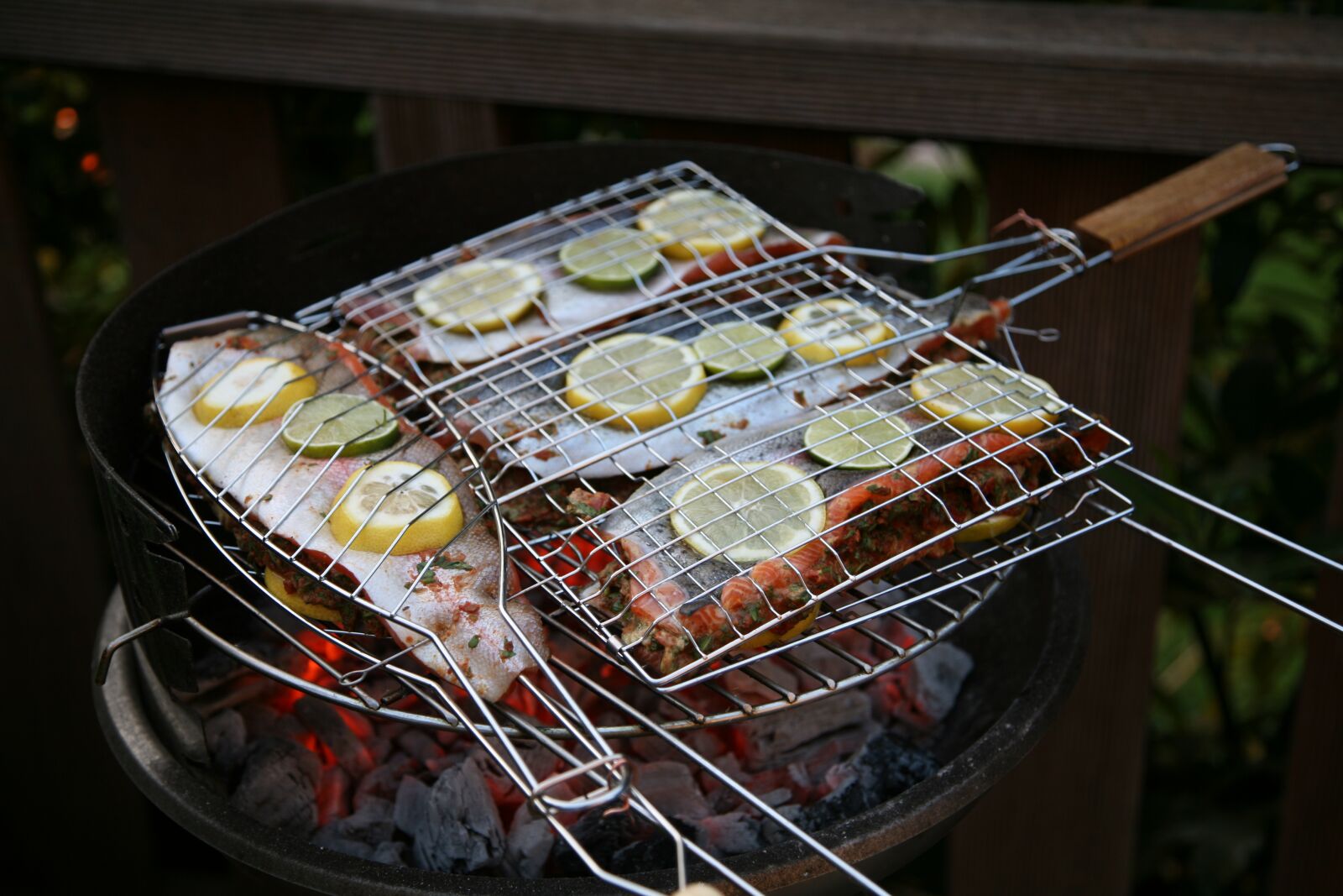 Canon EOS 5D sample photo. Grill, barbecue, fish photography