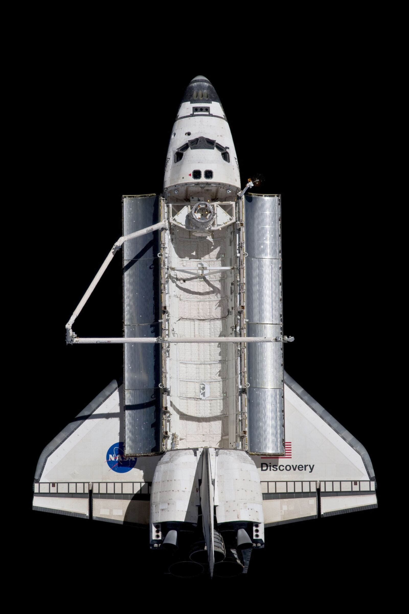Nikon D3S sample photo. Discovery, space shuttle, above photography