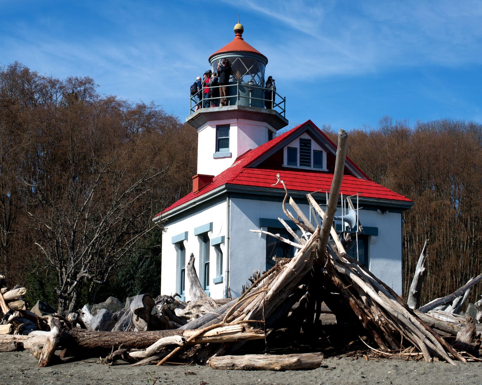 Nikon D610 sample photo. Lighthouse, point robinson, maury photography