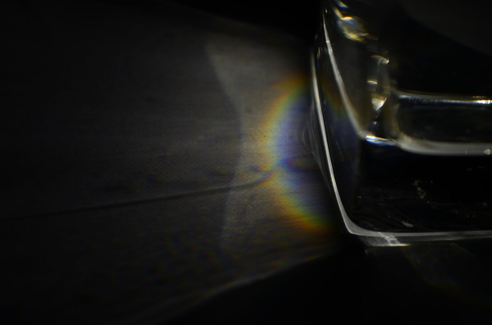 Nikon D5100 sample photo. Rainbow, glass, water photography