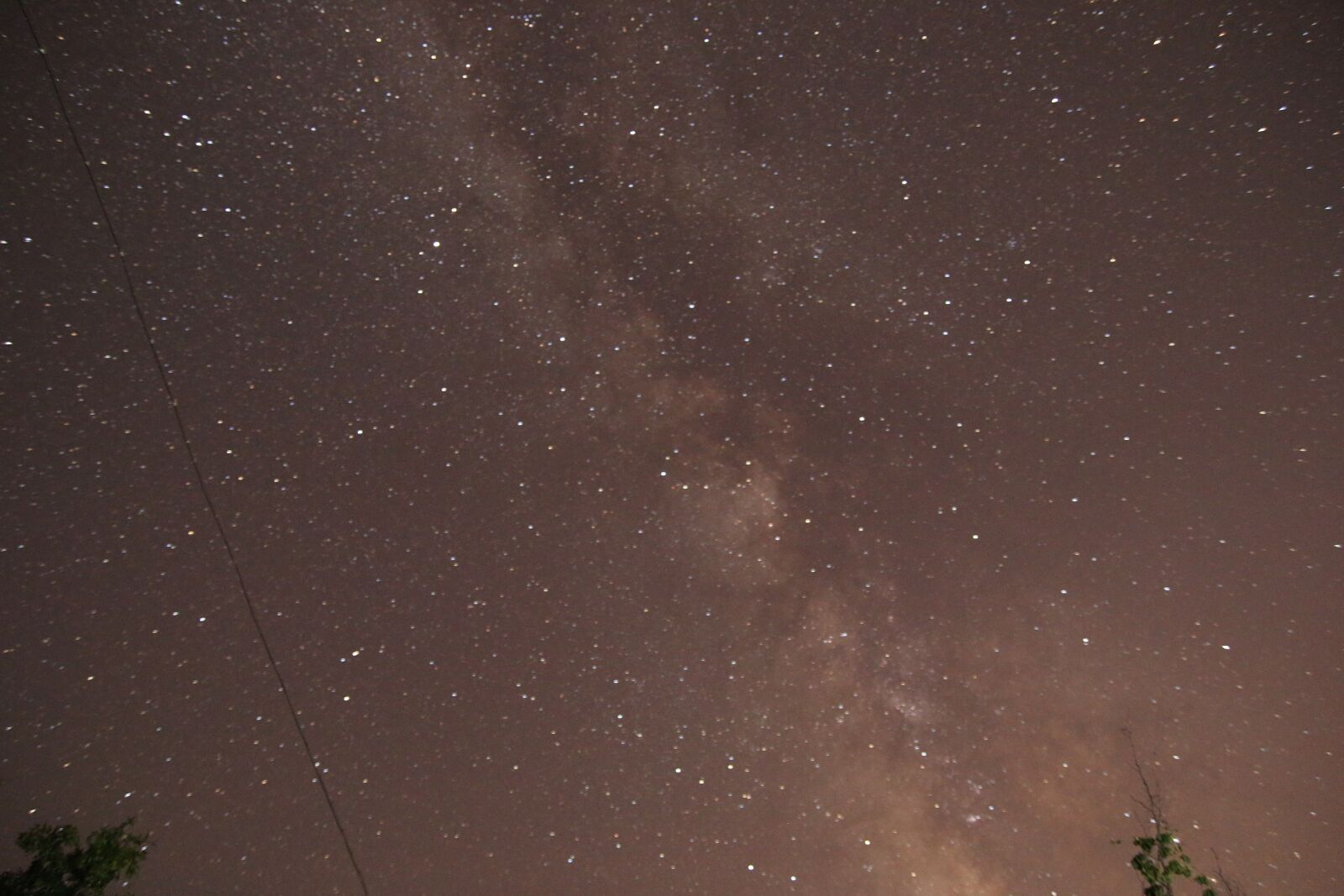 Canon EOS 70D sample photo. Starry sky, night view photography